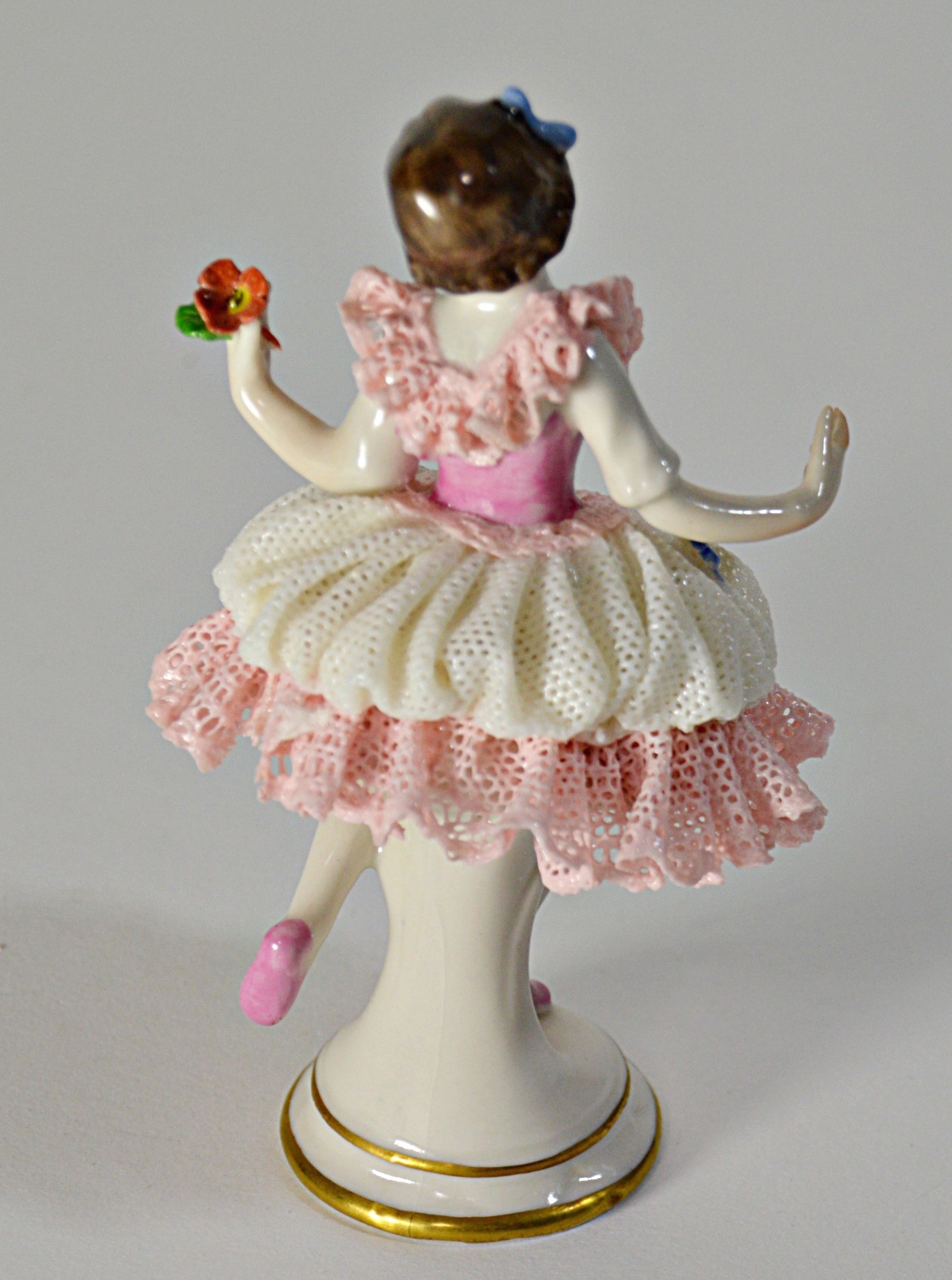 Antique Dresden Porcelain Ballerina