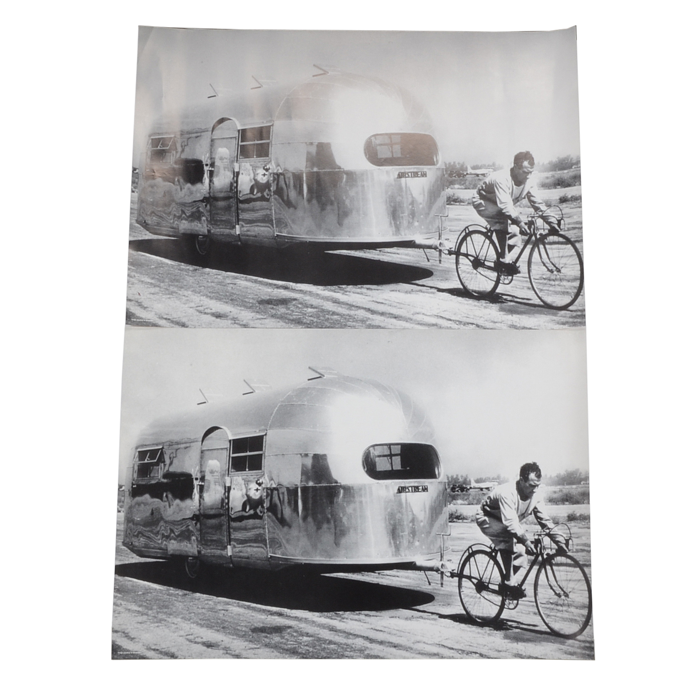 Two Duplicate Contemporary Double-Sided "Road Trip" Posters Created for Design Within Reach