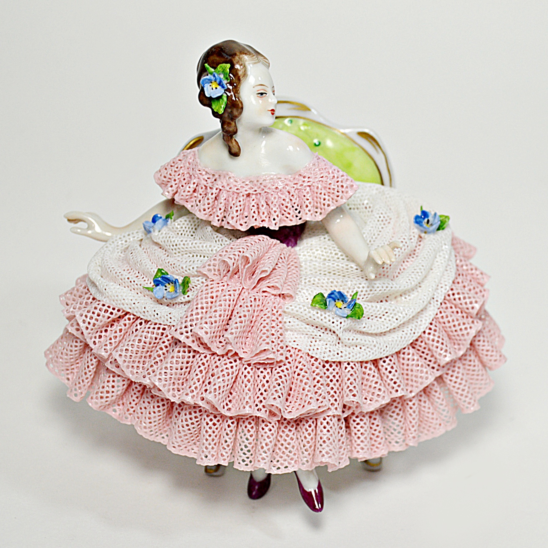 Antique Dresden Porcelain Figurine
