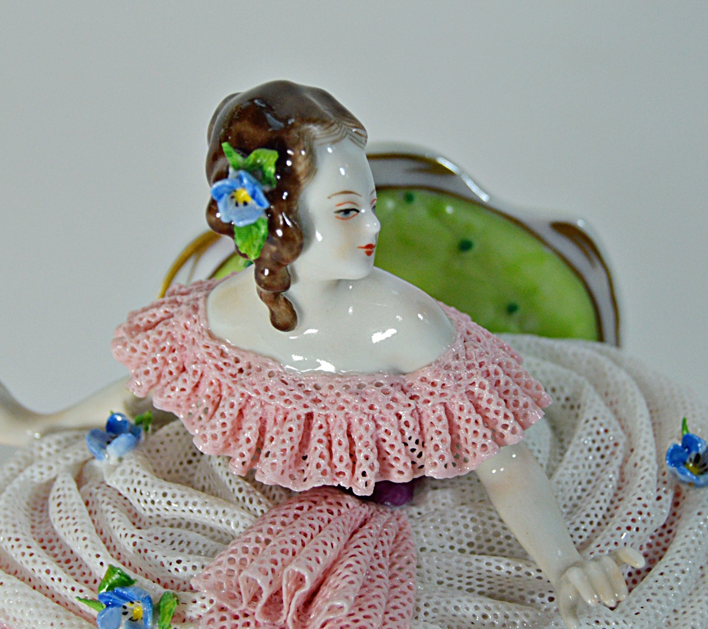 Antique Dresden Porcelain Figurine