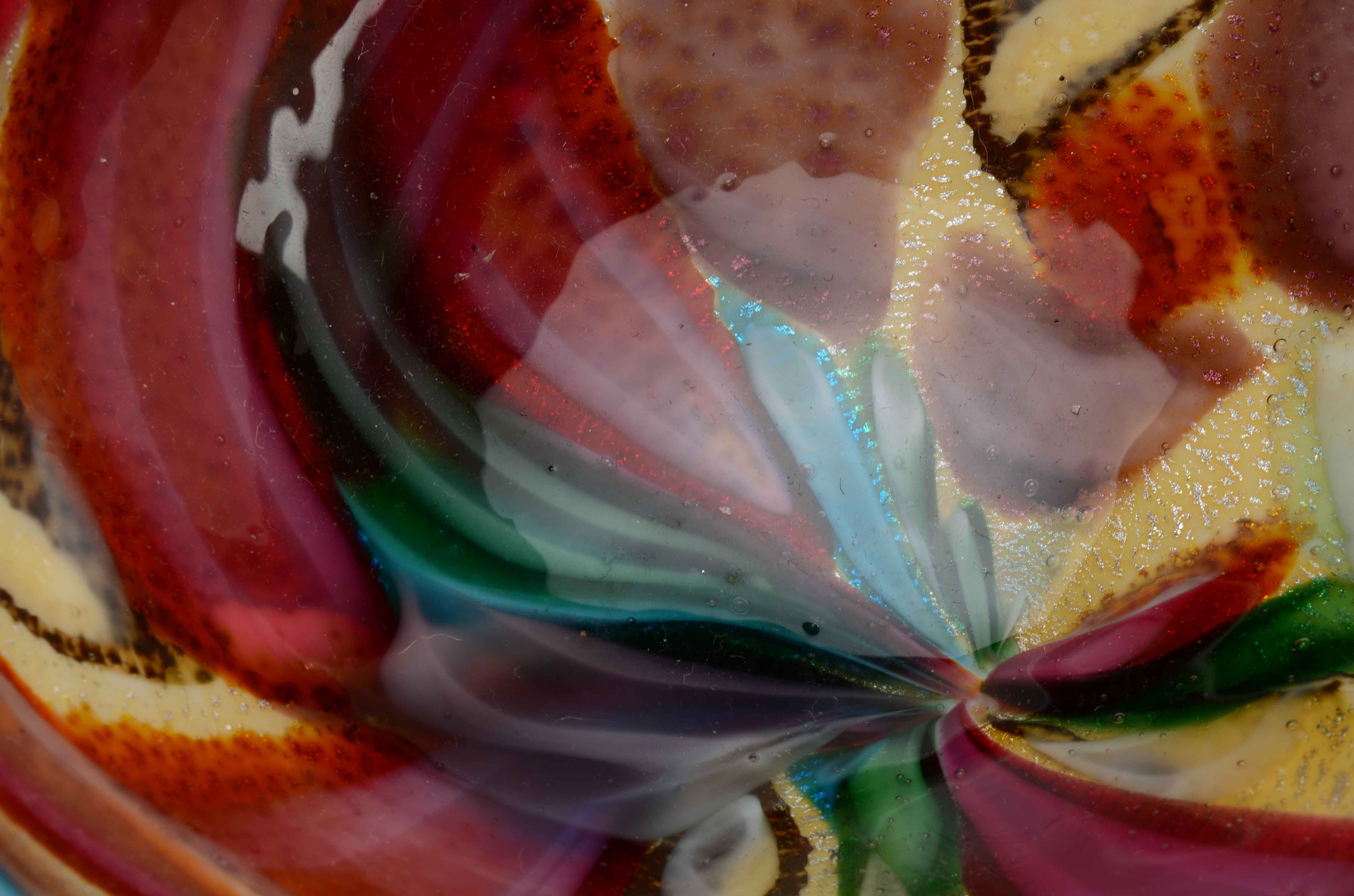 Vintage Art Glass Italian Murano Venetian Bowl