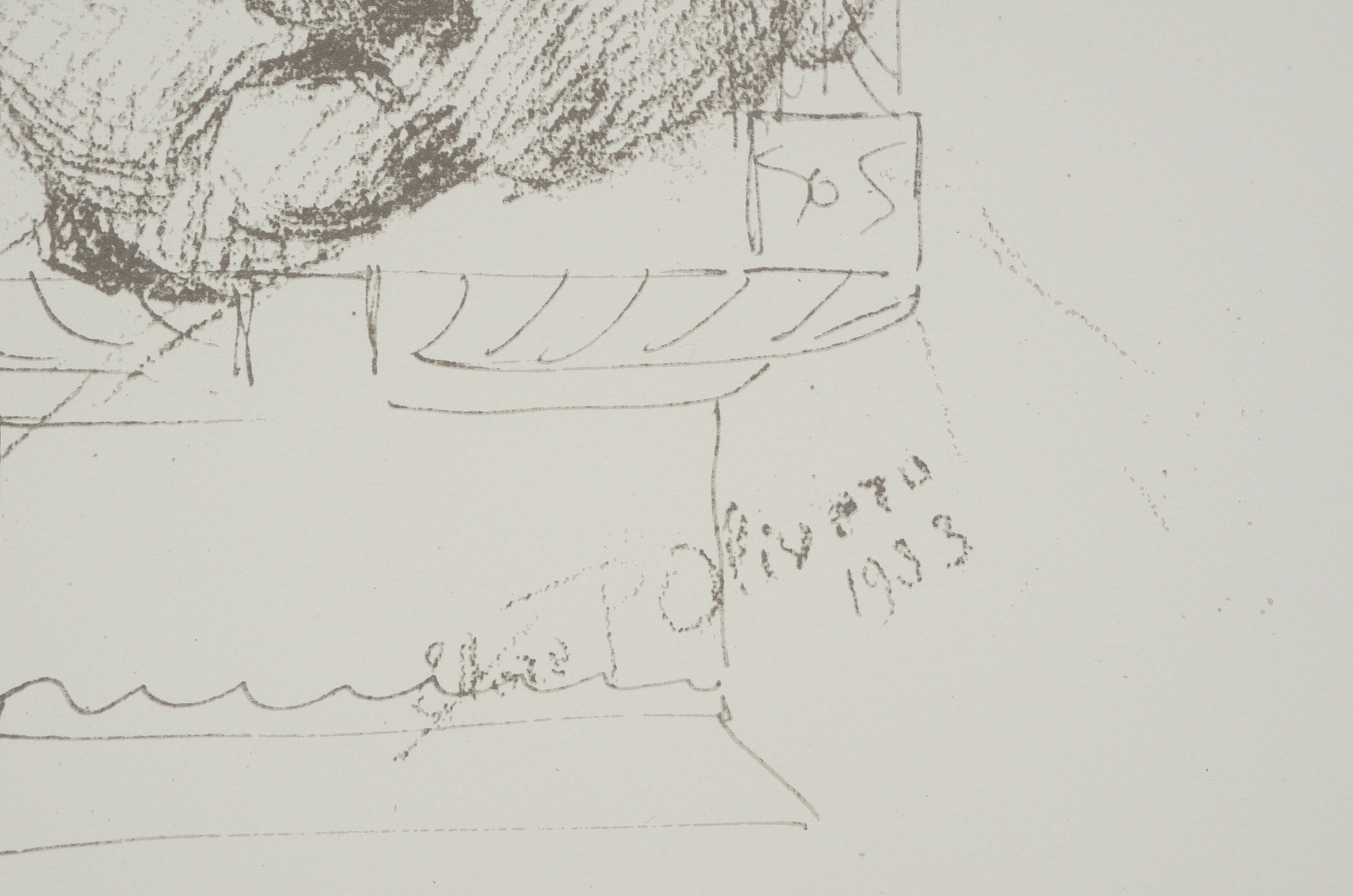 Michelangelo Pistoletto Signed 1980 Limited Edition Serigraph "Untitled (Art Assumes Religion)"