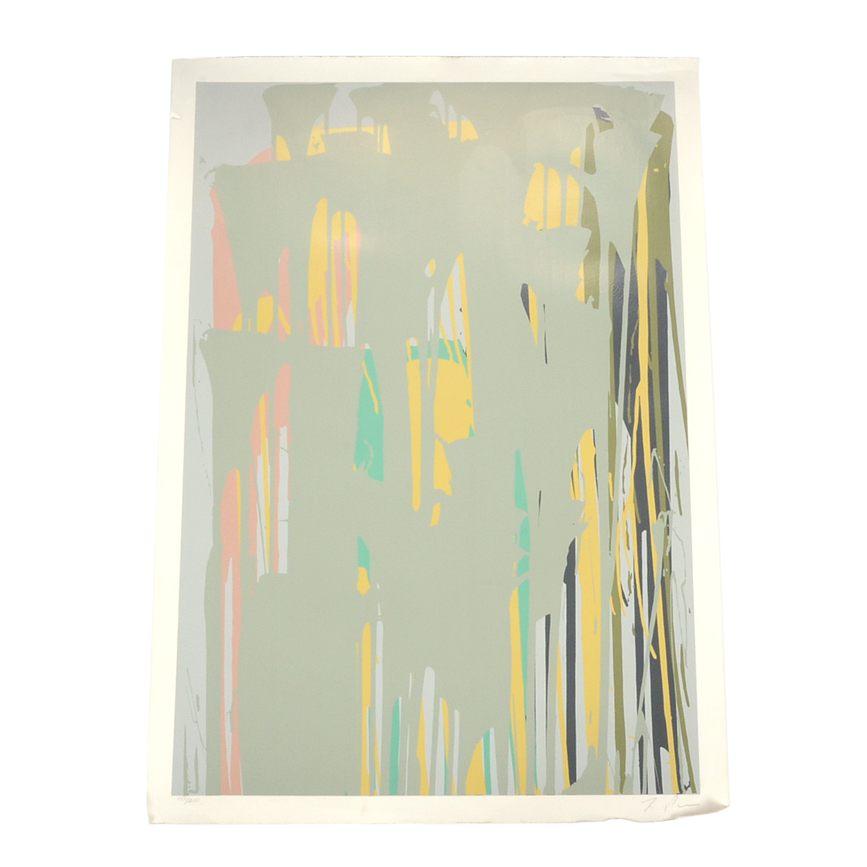 Larry Poons Signed Limited Edition 1979 Serigraph