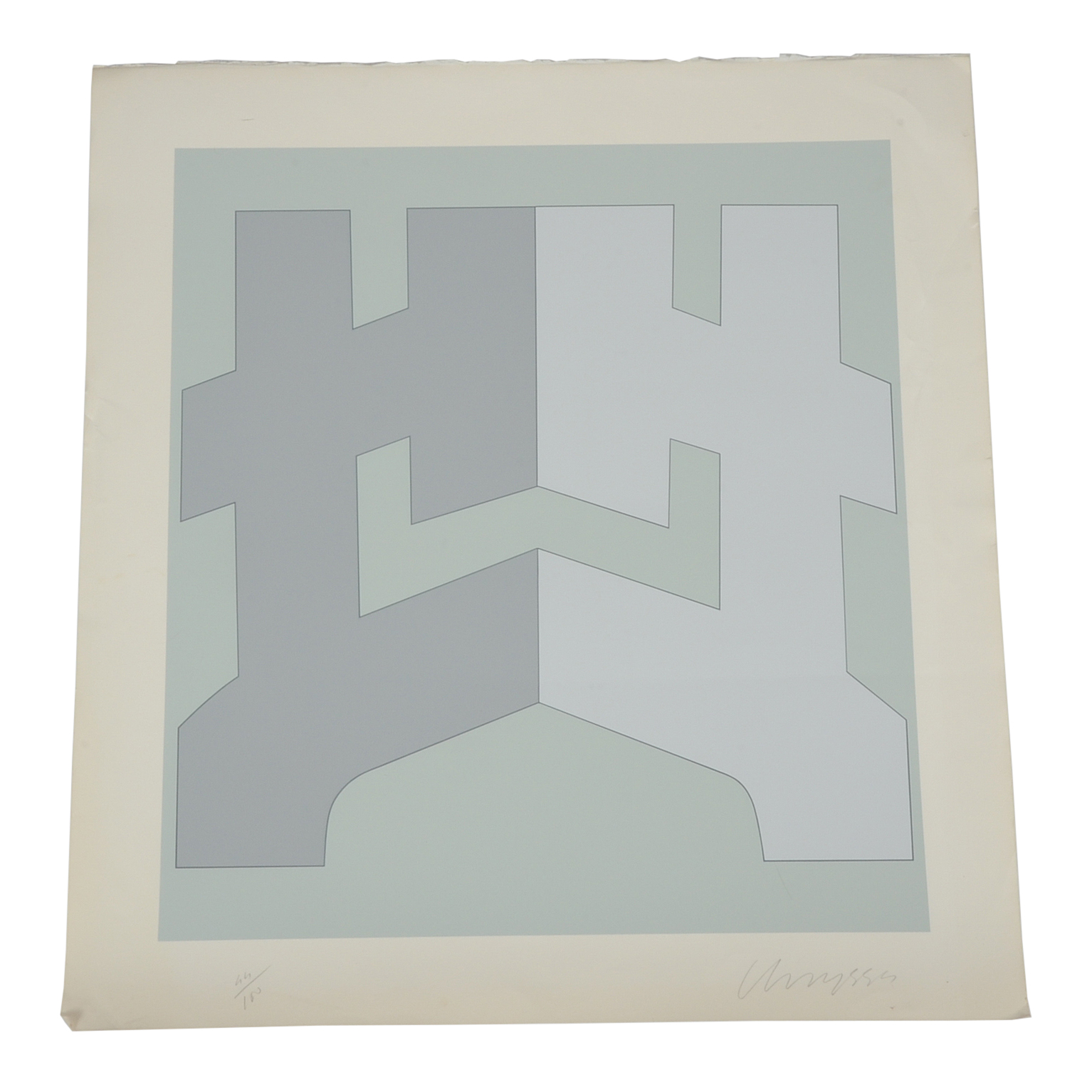 Chryssa Signed Limited Edition Serigraph "Series 3"