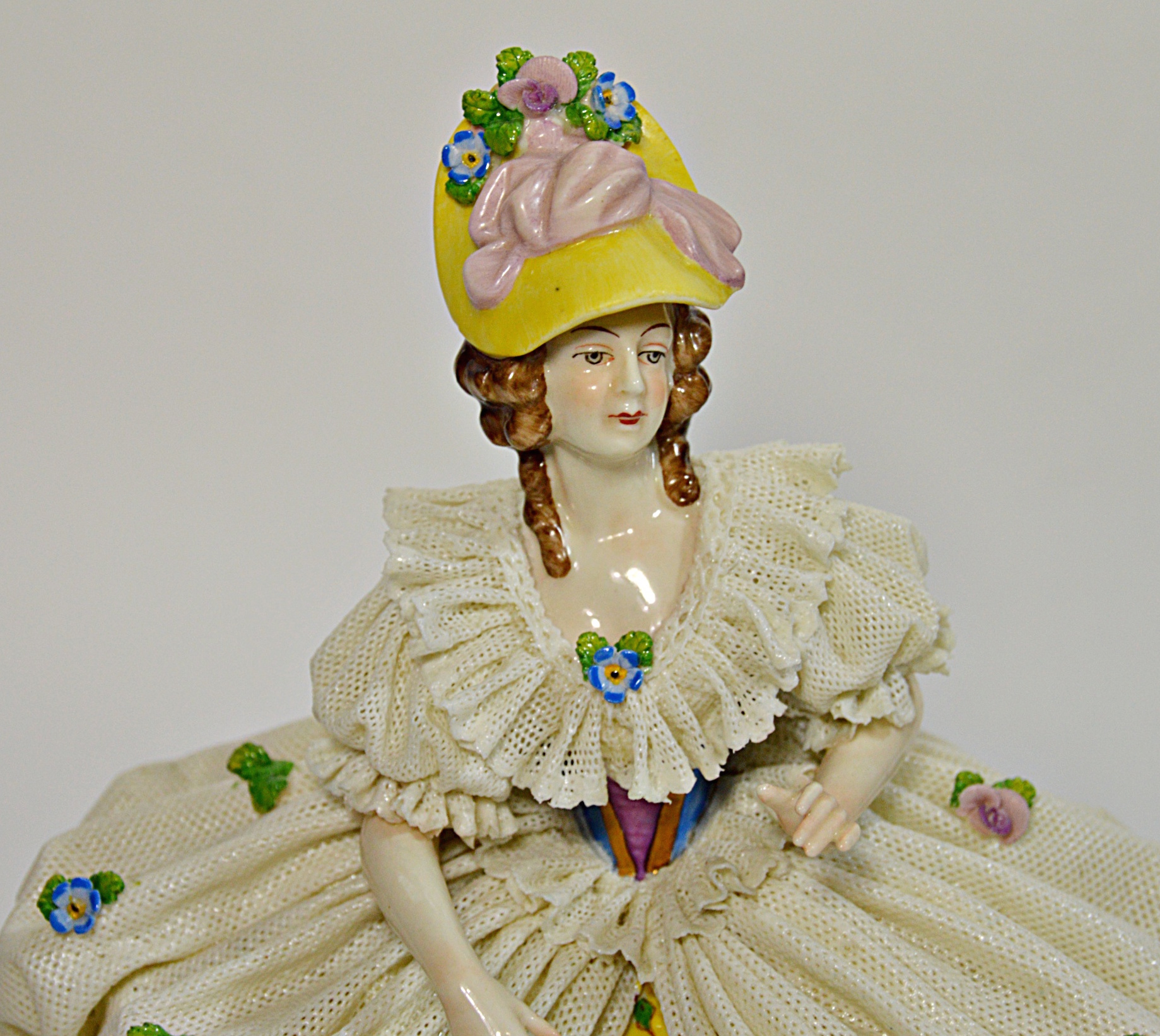 Antique Dresden Porcelain Figurine