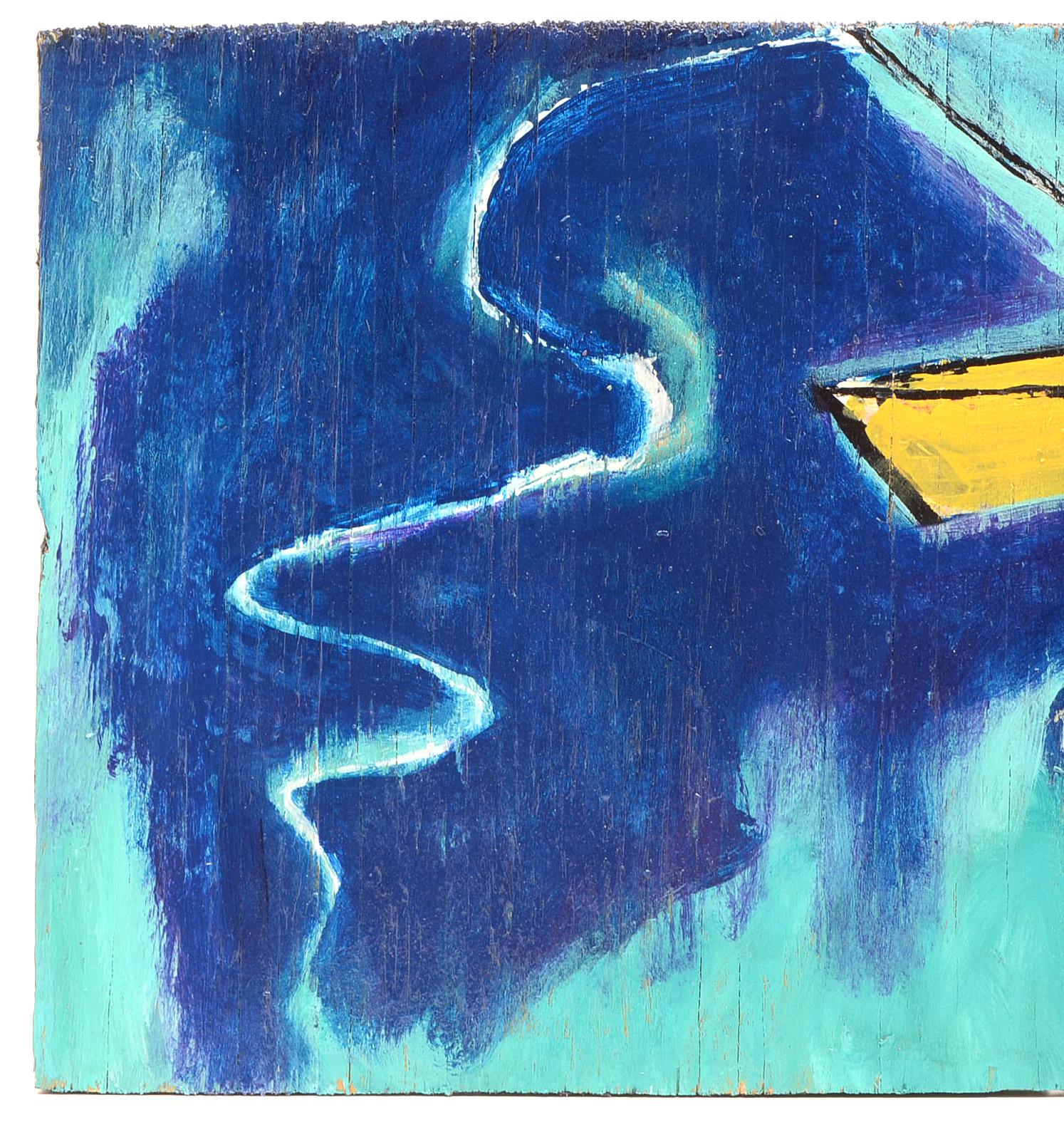 T. Marie Nolan Original 2015 Folk Art Acrylic on Salvaged Wood