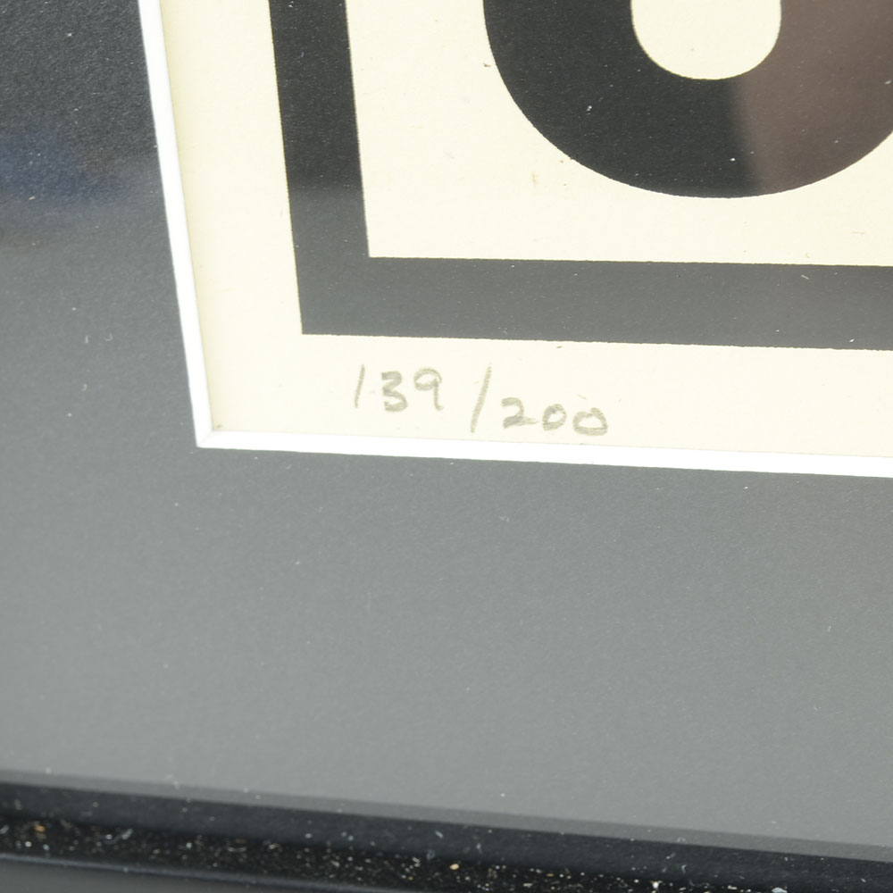 Shepard Fairey Signed Limited Edition Serigraph from "50 Shades of Black"