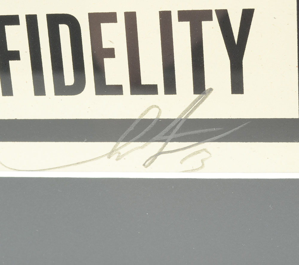 Shepard Fairey Signed Limited Edition Serigraph from "50 Shades of Black"