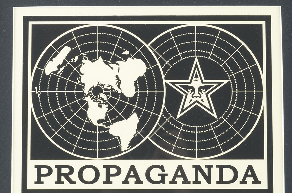 Shepard Fairey Signed Limited Edition Serigraph from "50 Shades of Black"