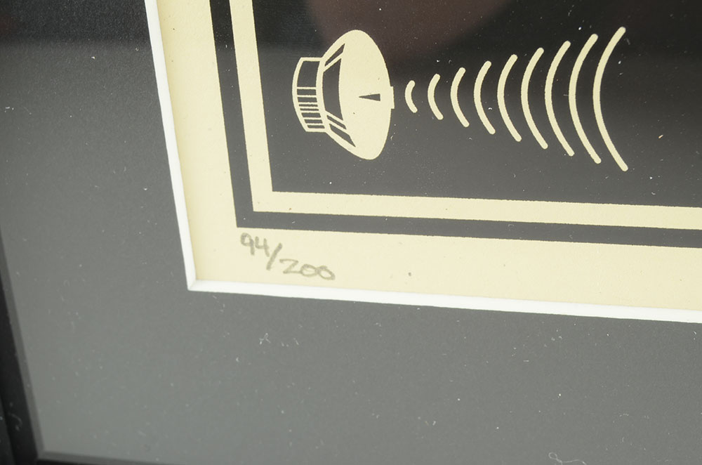 Shepard Fairey Signed Limited Edition Serigraph from "50 Shades of Black"