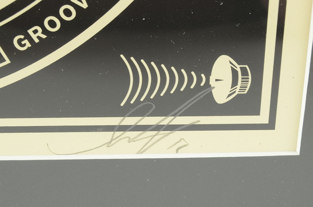 Shepard Fairey Signed Limited Edition Serigraph from "50 Shades of Black"