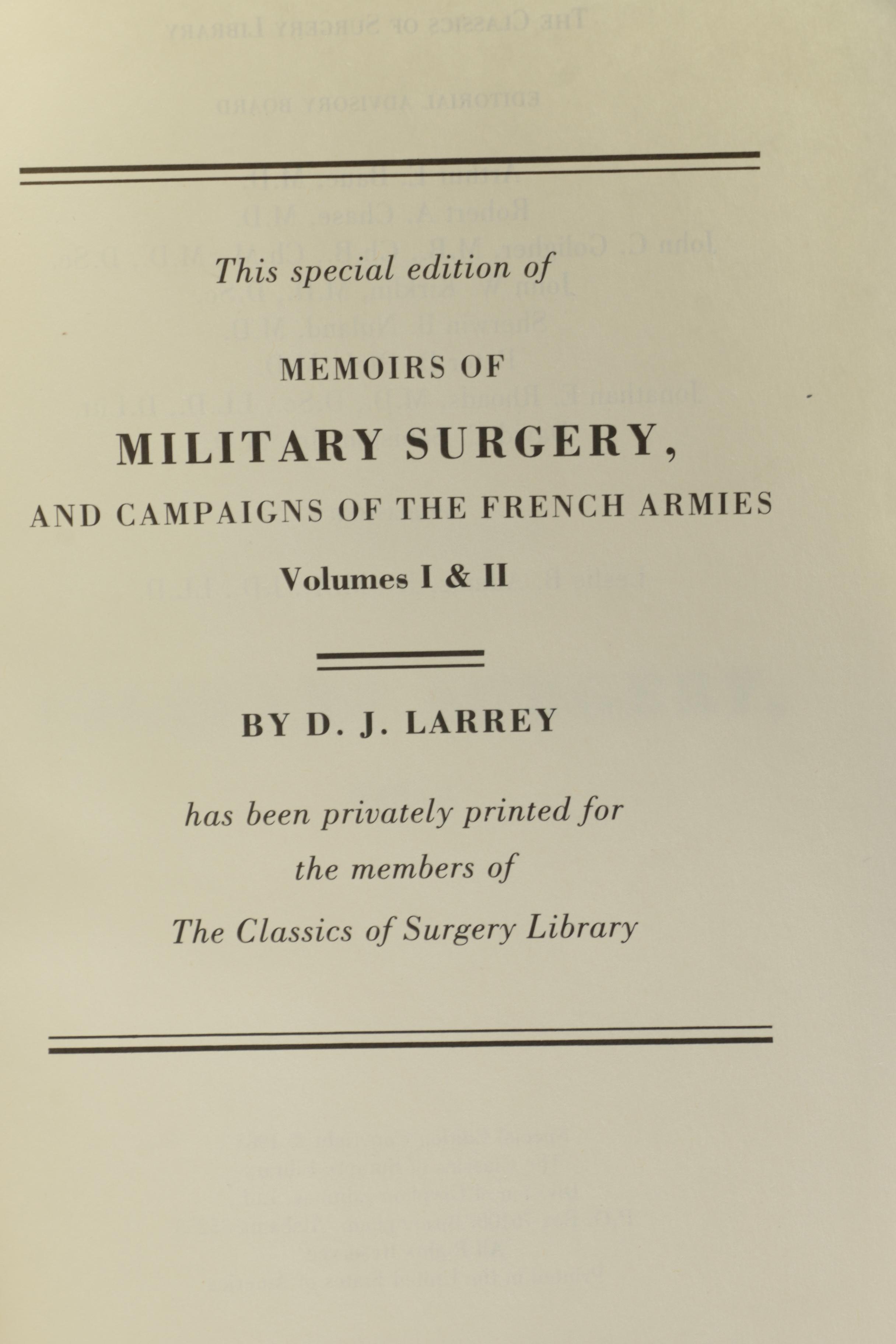 Leatherbound Classic Medical Books Featuring "The Classics of Surgery Library"