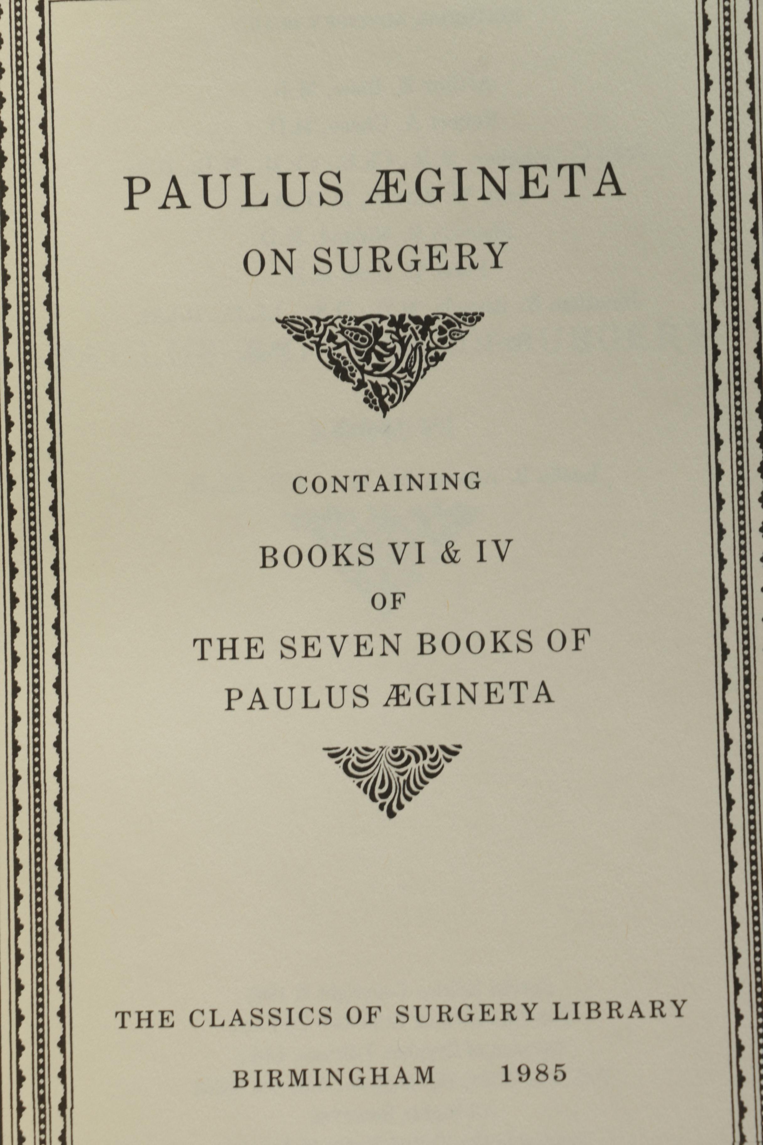 Leatherbound Classic Medical Books Featuring "The Classics of Surgery Library"