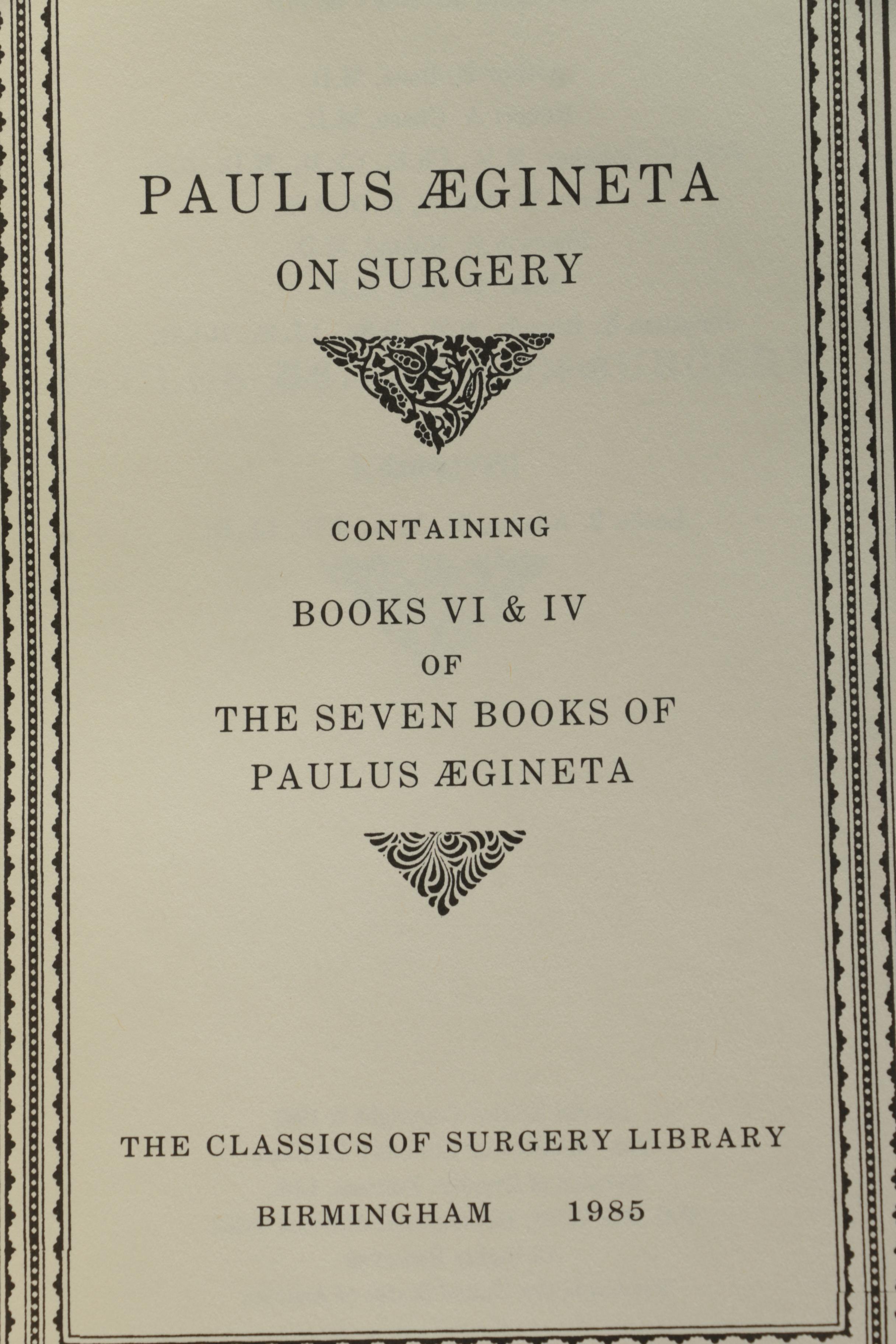 Leatherbound Classic Medical Books Featuring "The Classics of Surgery Library"