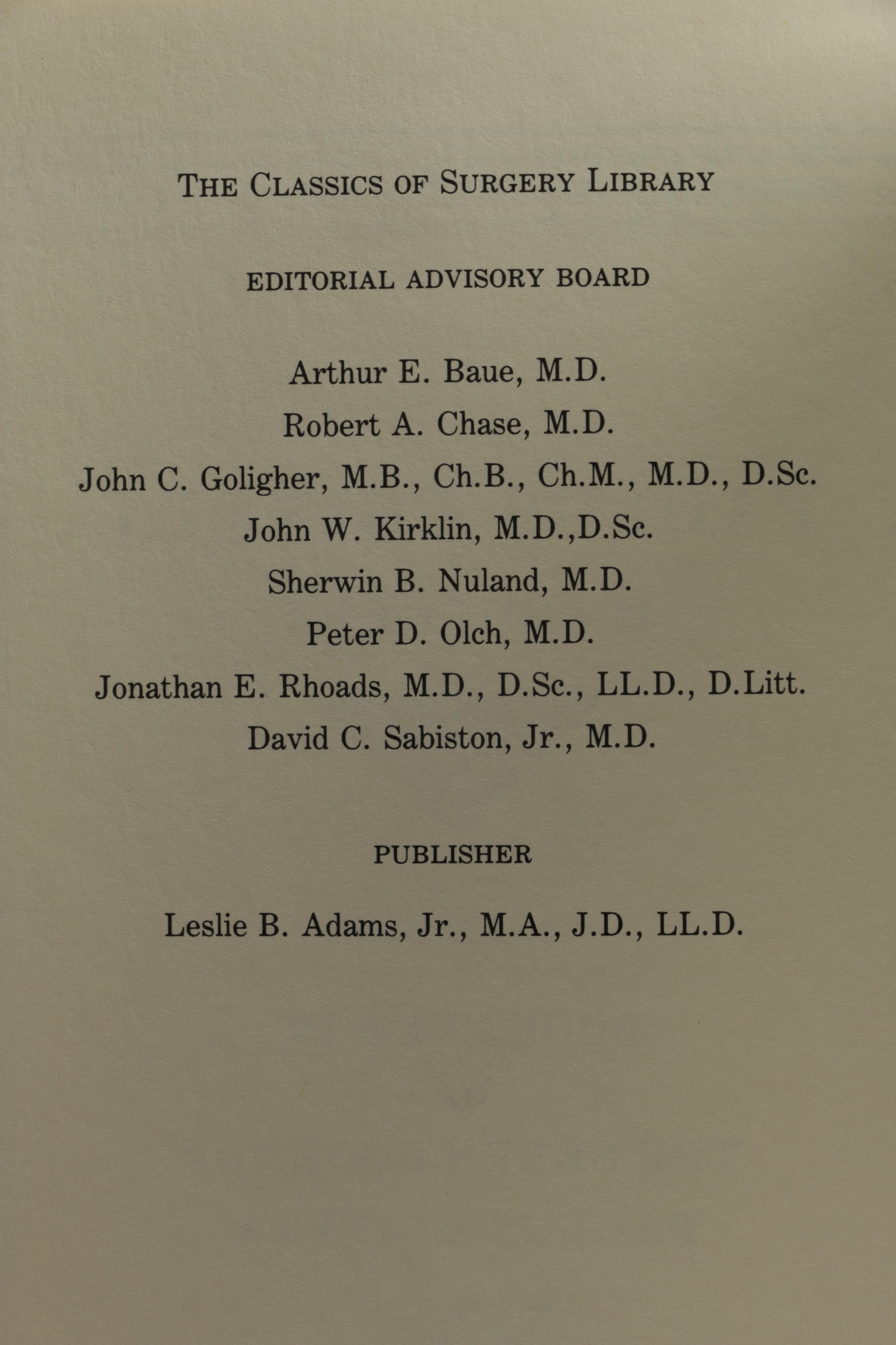 Leatherbound Classic Medical Books Featuring "The Classics of Surgery Library"