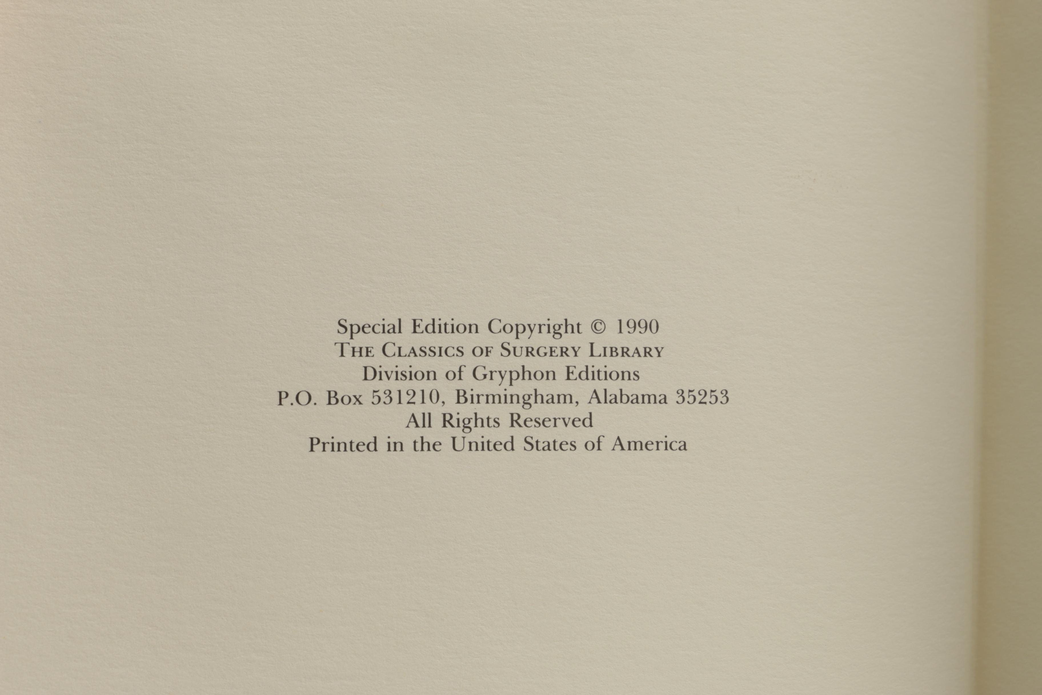 Leatherbound Classic Medical Books Featuring "The Classics of Surgery Library"