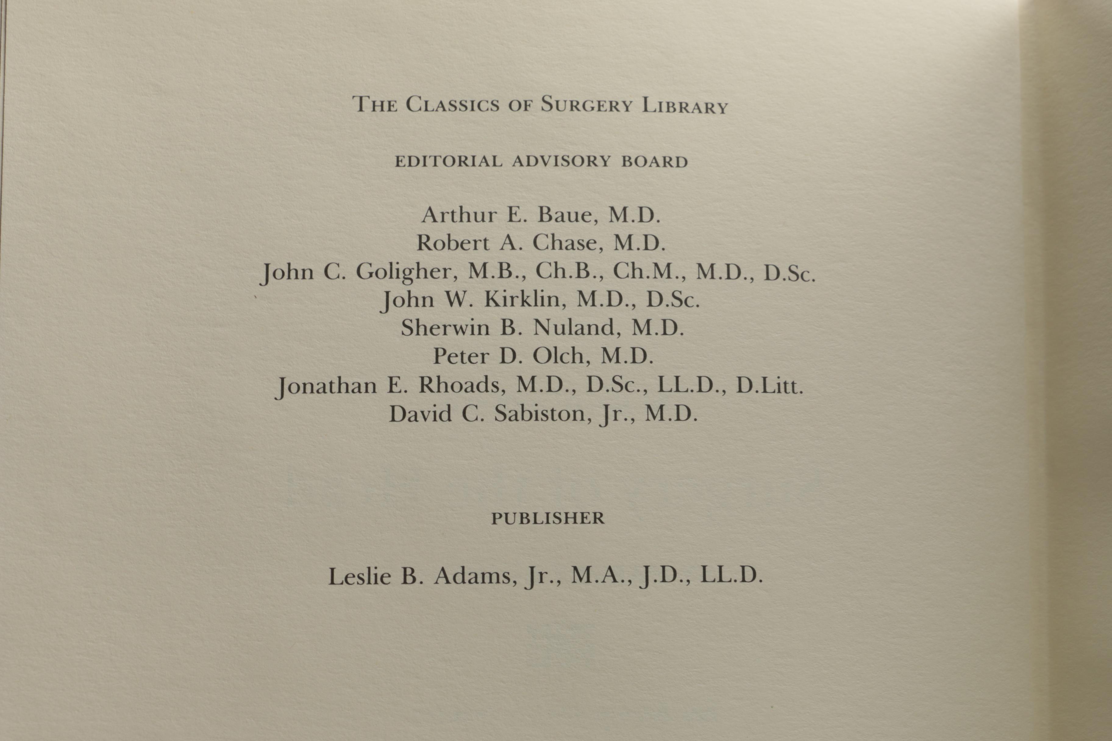 Leatherbound Classic Medical Books Featuring "The Classics of Surgery Library"