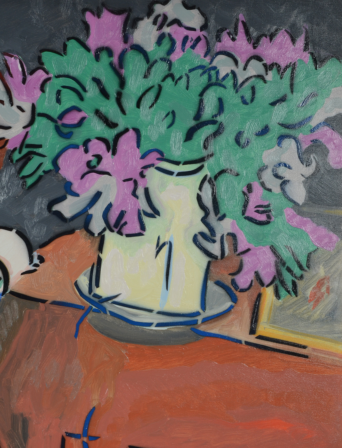 Paul Harmon Original 1987 Acrylic & Spraypaint on Canvas