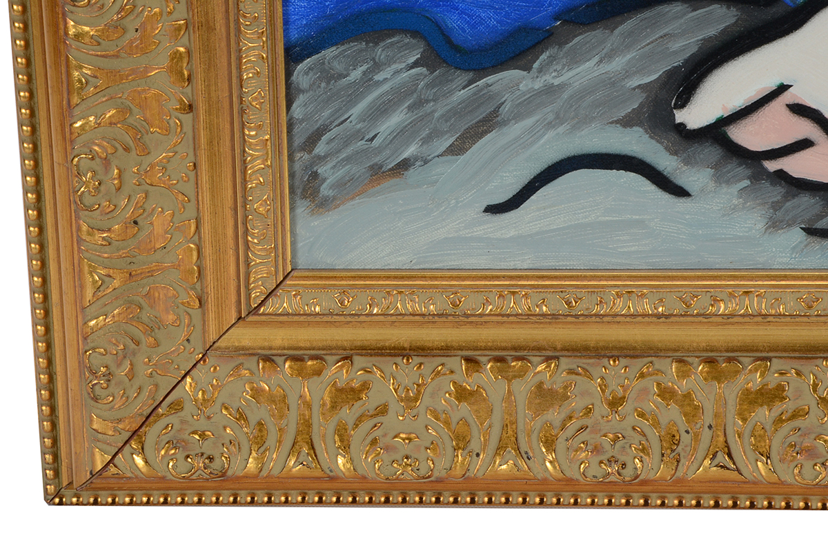 Paul Harmon Original 1987 Acrylic & Spraypaint on Canvas