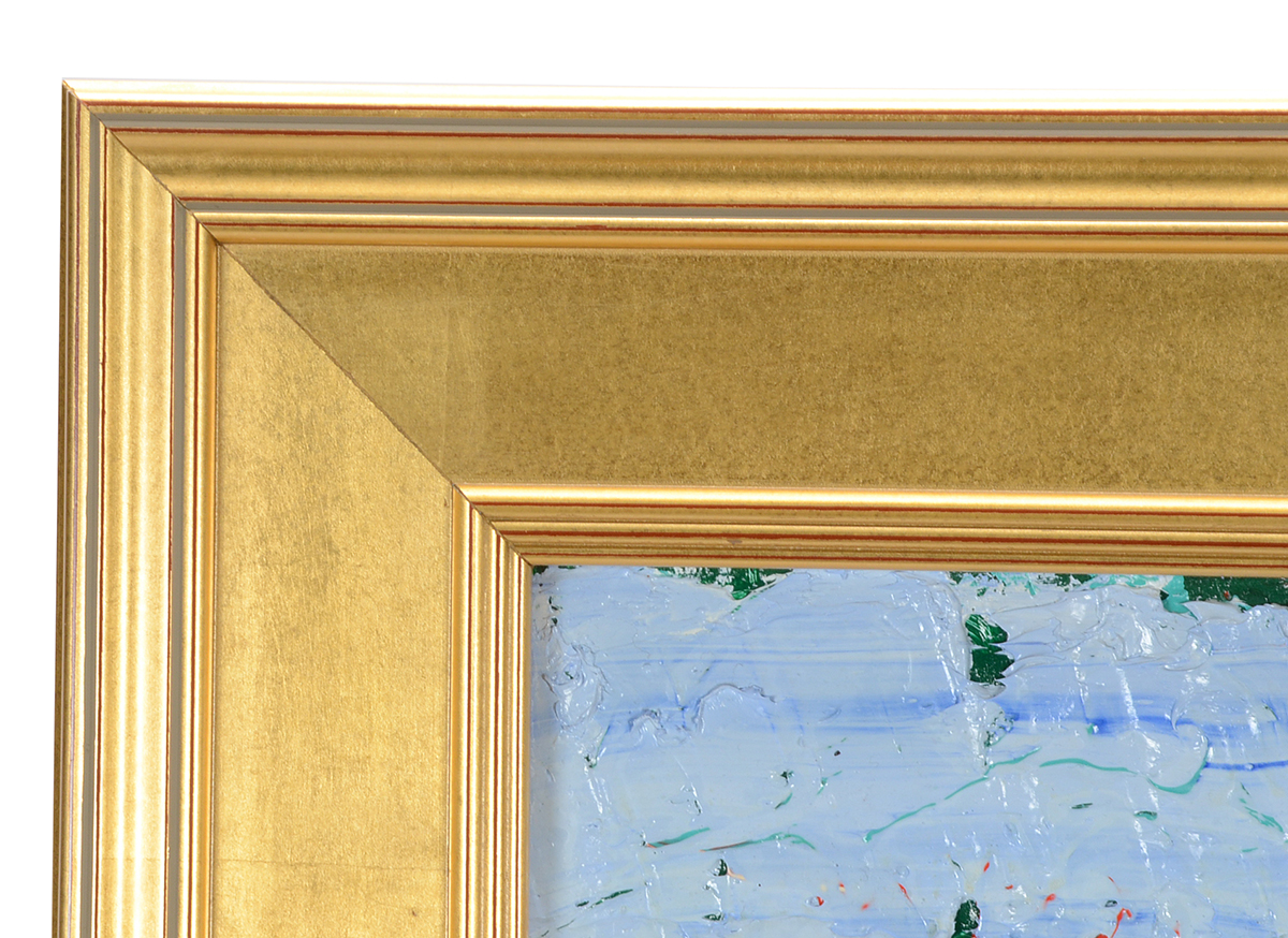 Gayle Gillette Hummel Original 2006 Heavy Impasto Oil on Canvas "Keep an Eye on Spring"