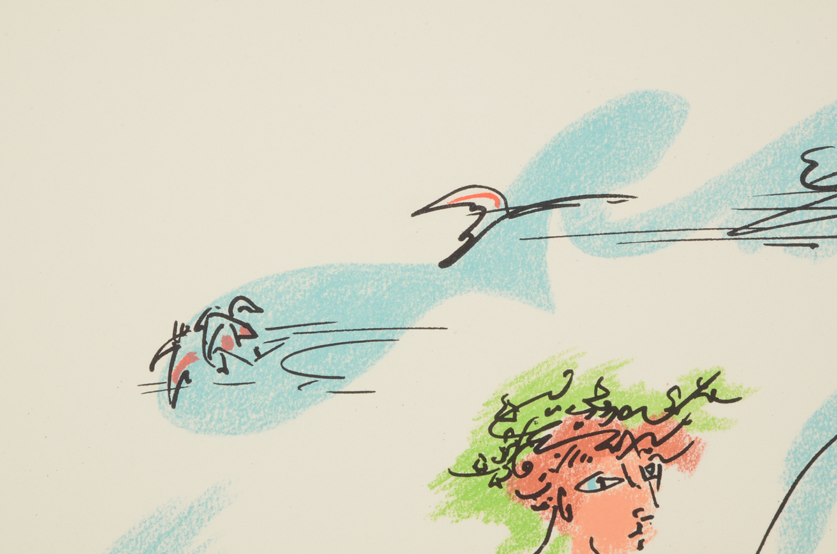 André Masson Signed Limited Edition Lithograph "Cupid and Psyche"