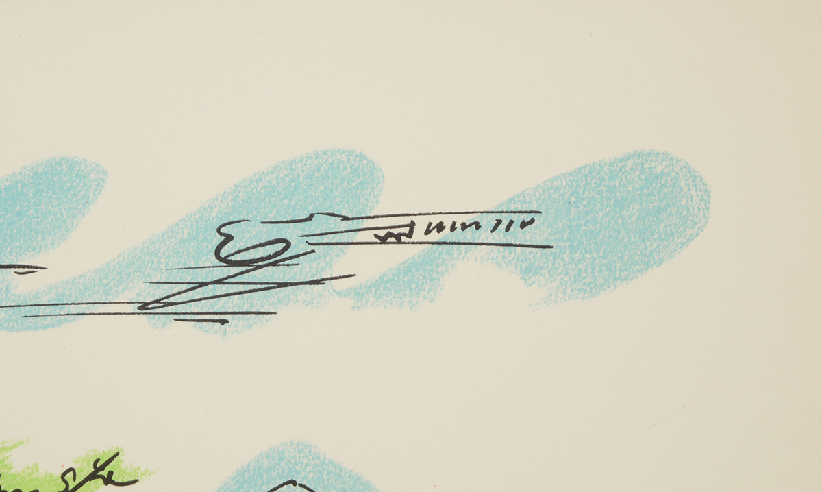 André Masson Signed Limited Edition Lithograph "Cupid and Psyche"