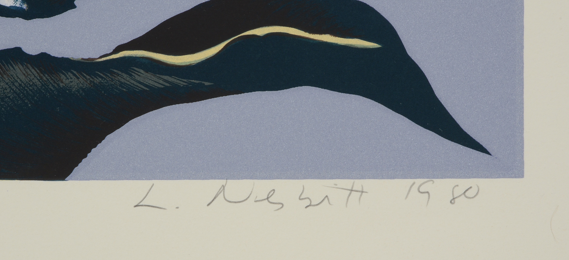 Lowell Nesbitt 1980 Signed Limited Edition Serigraph "Apple Blossom"