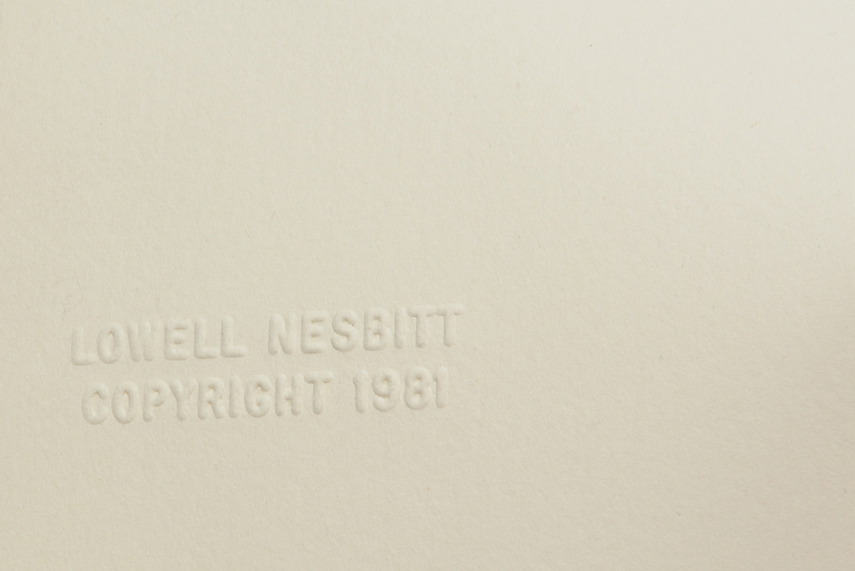 Lowell Nesbitt 1981 Signed Limited Edition Serigraph "Water Lilies"