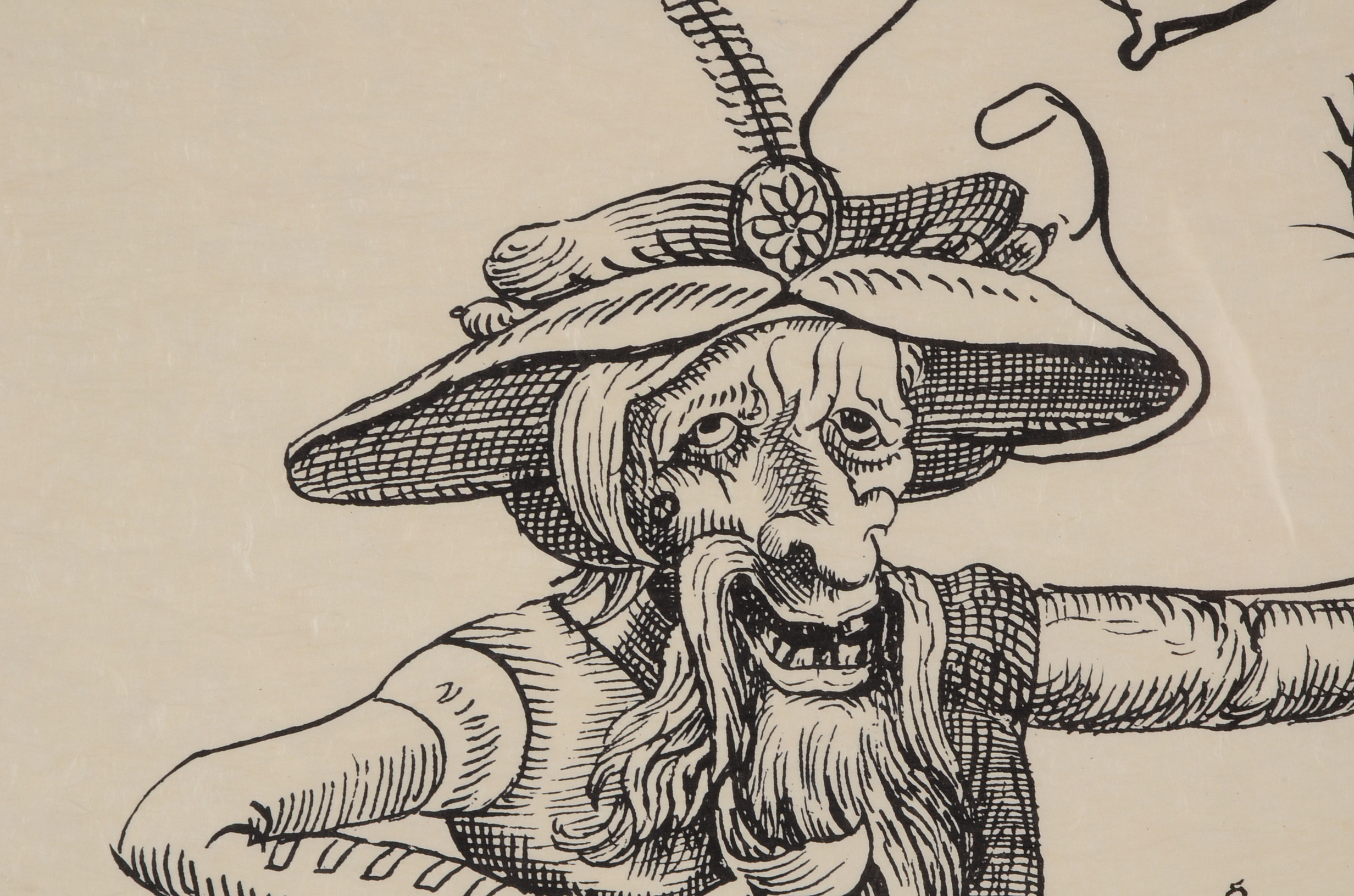 Salvador Dalí Original Lithograph from "Les songes drôlatiques de Pantagruel"