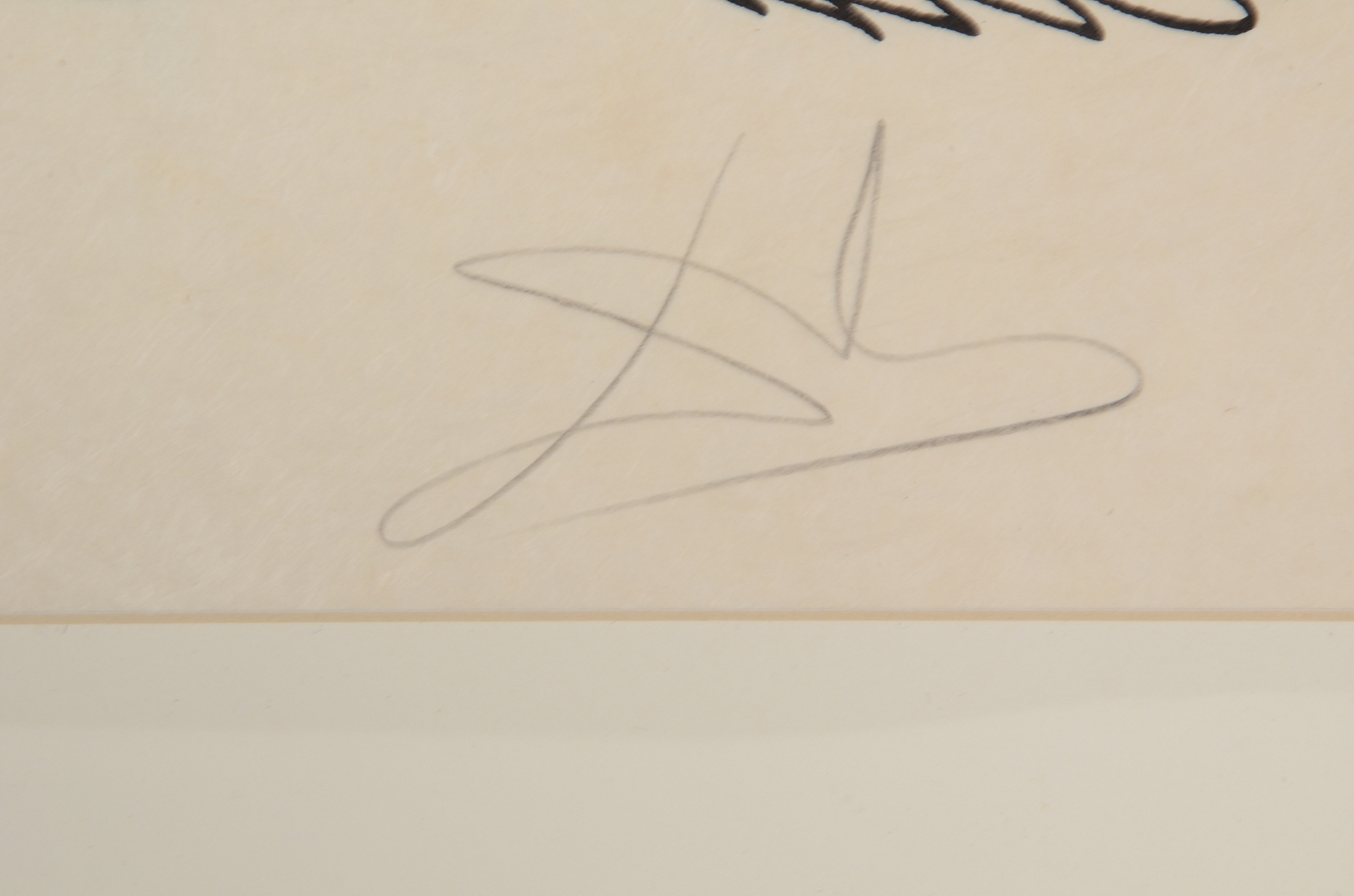 Salvador Dalí Original Lithograph from "Les songes drôlatiques de Pantagruel"