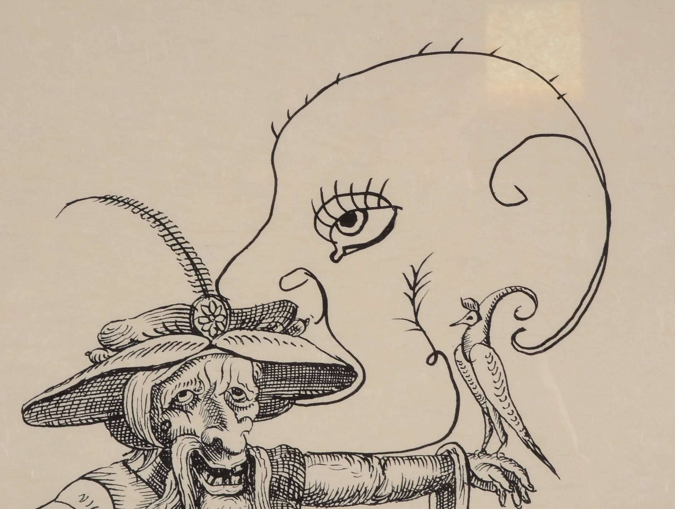 Salvador Dalí Original Lithograph from "Les songes drôlatiques de Pantagruel"