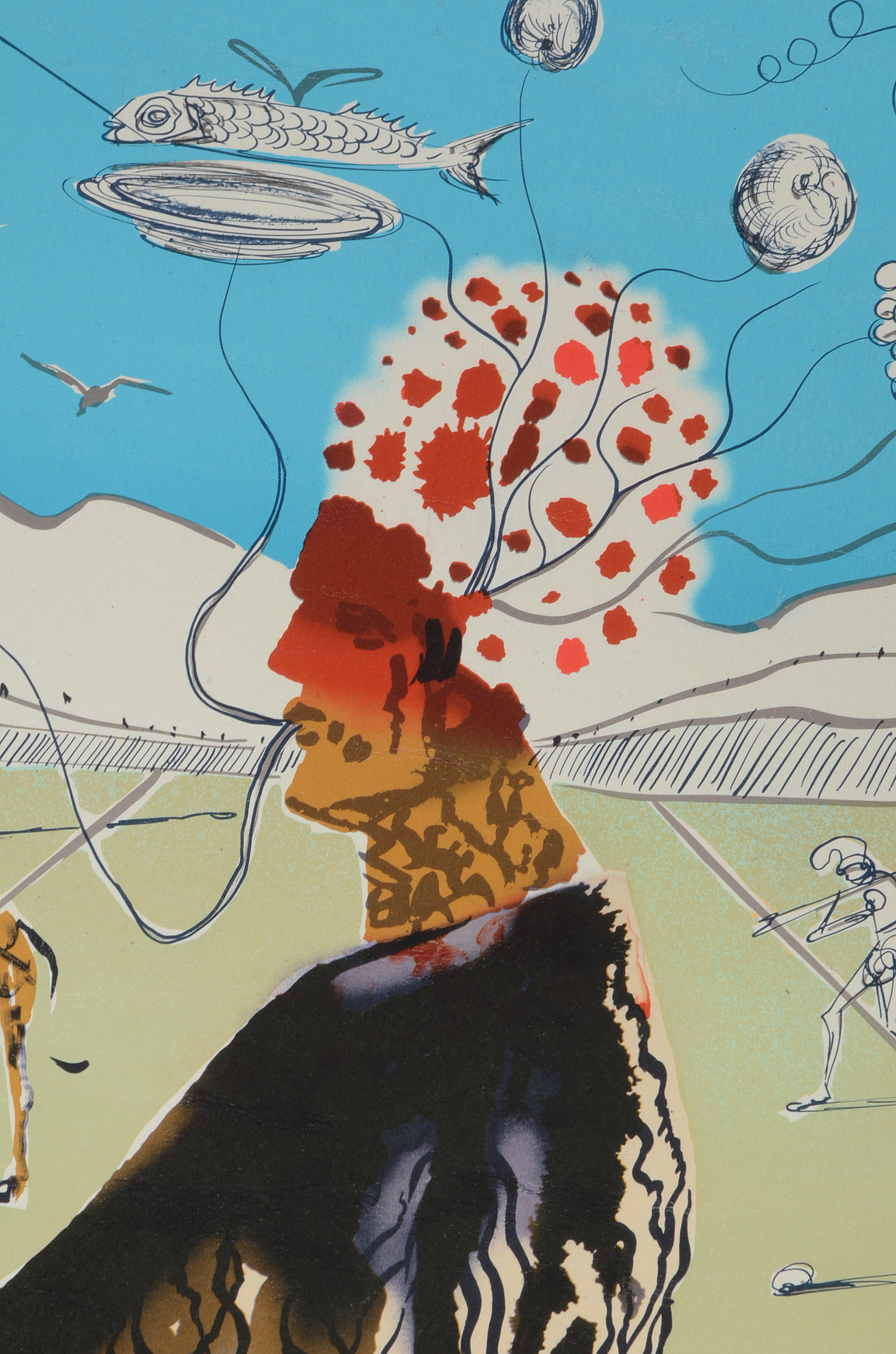 Salvador Dalí Original Lithograph from "The Earth Goddess"