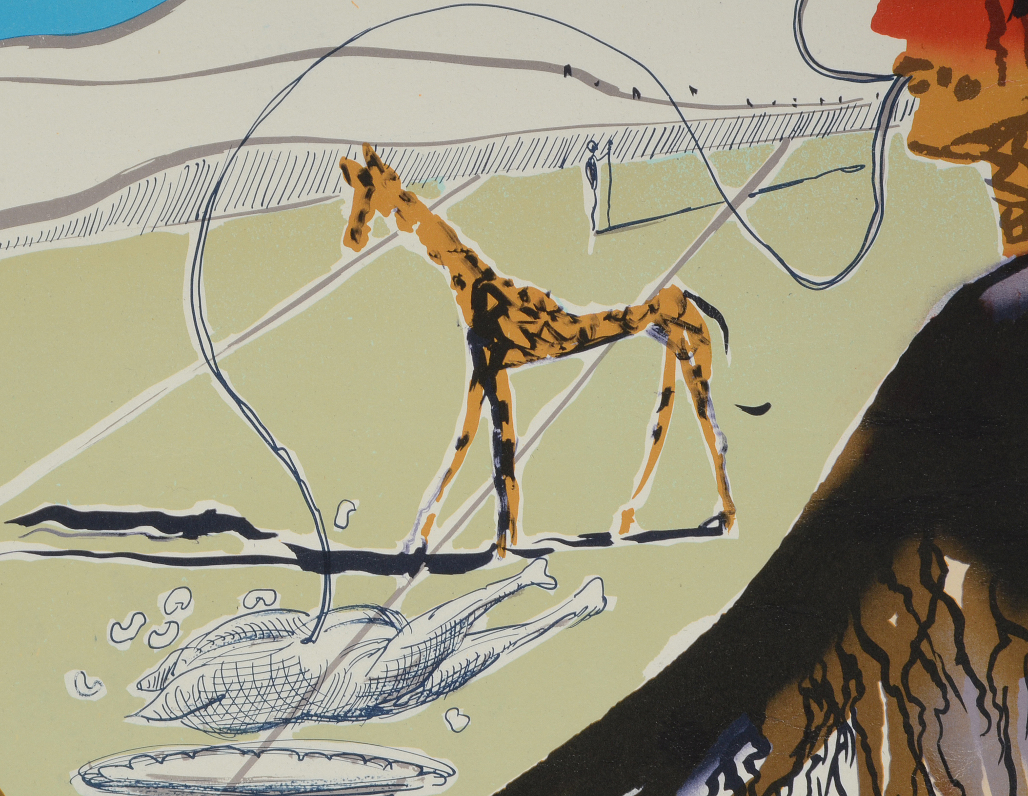 Salvador Dalí Original Lithograph from "The Earth Goddess"