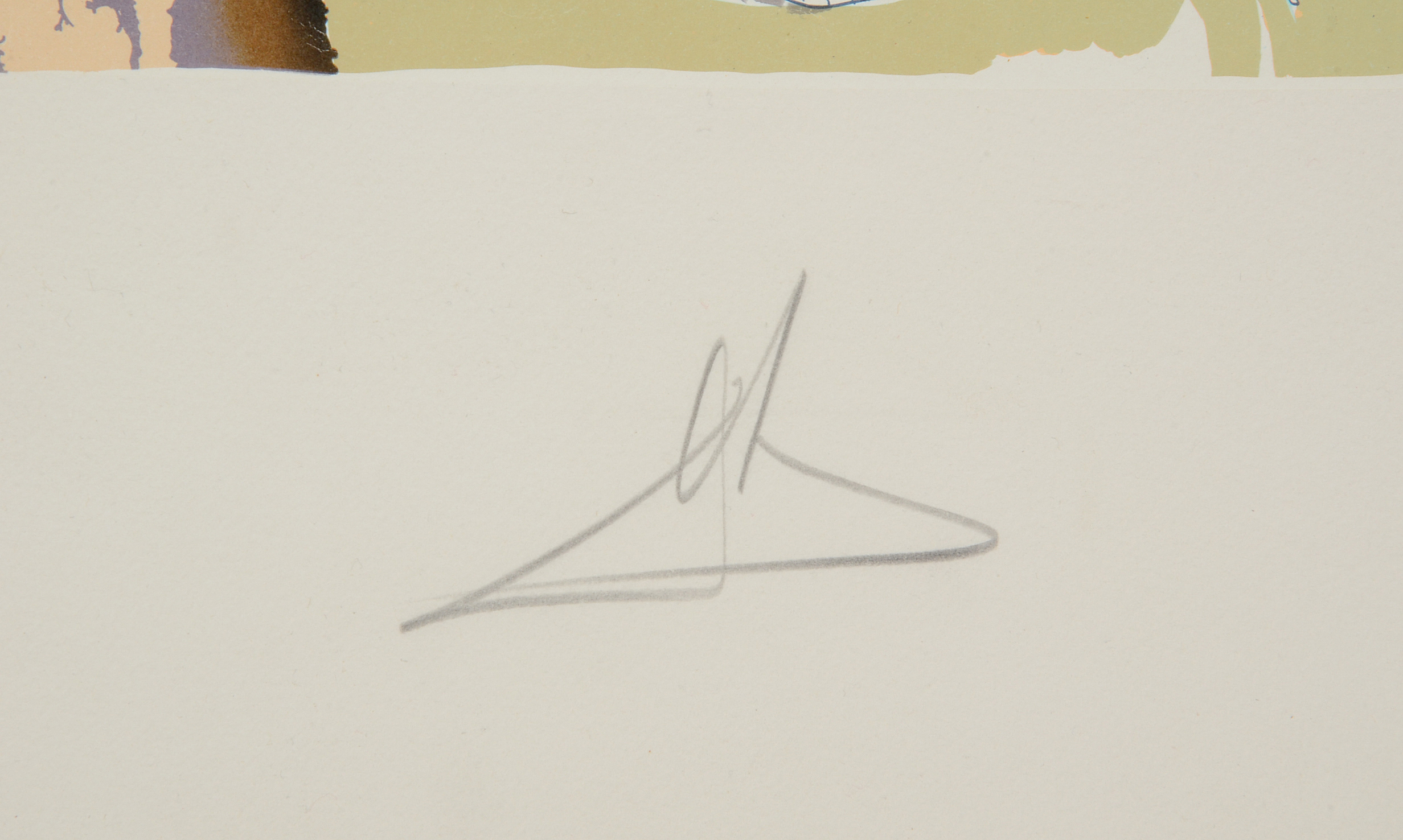 Salvador Dalí Original Lithograph from "The Earth Goddess"