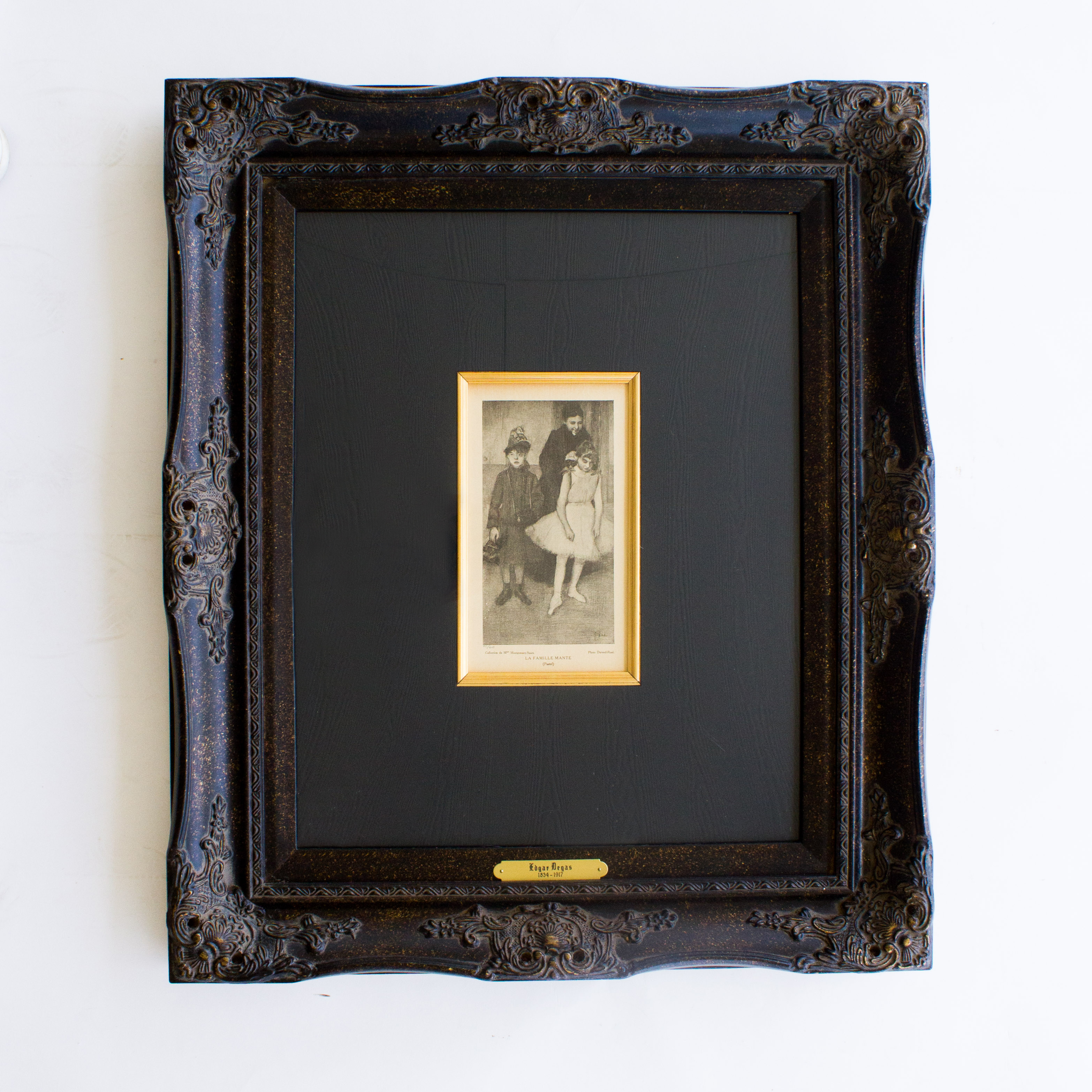 Limited Edition Offset Lithograph After Edgar Degas' "La Famille Mante"