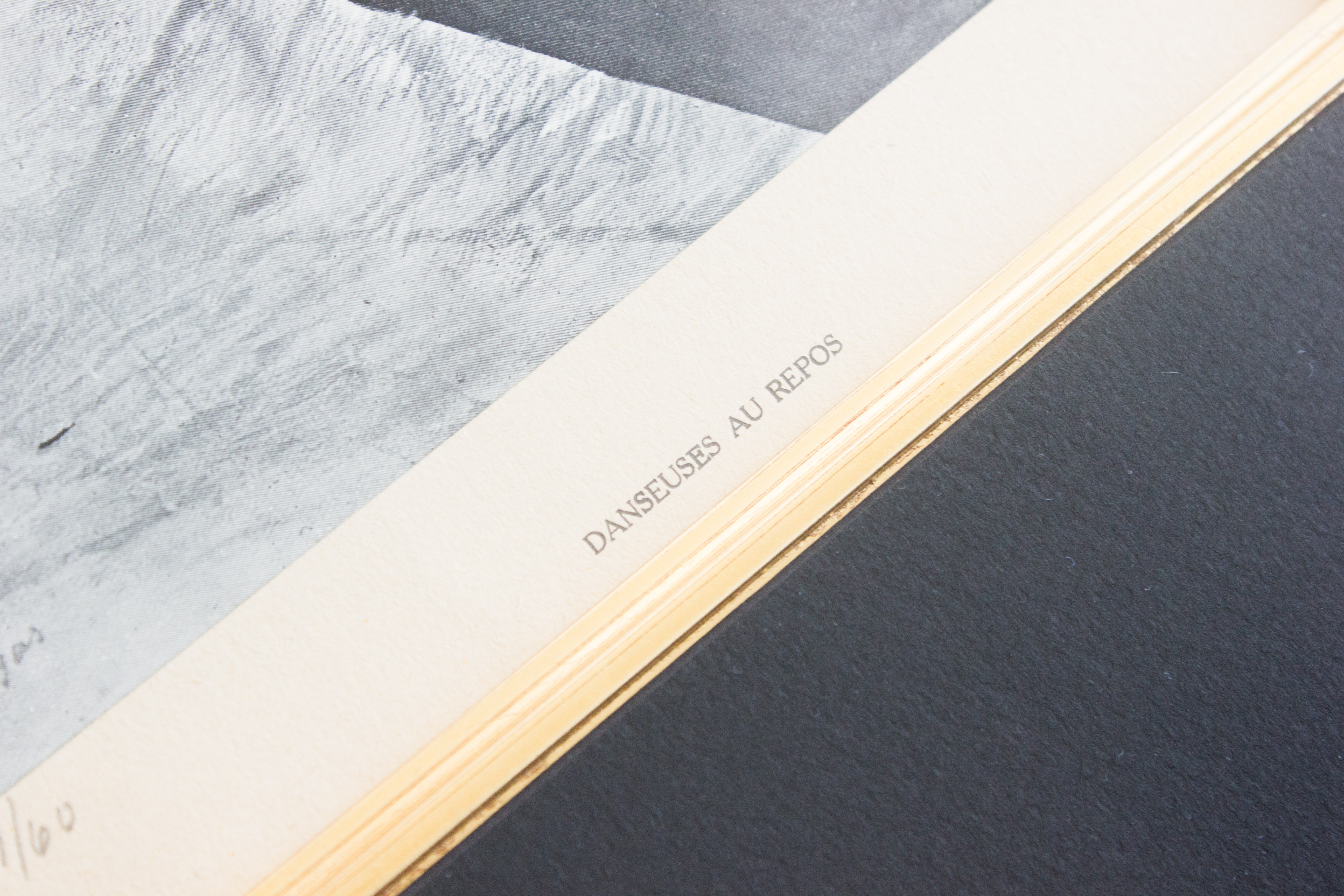 Limited Edition Offset Lithograph After Edgar Degas' "Danseuses au Repos"