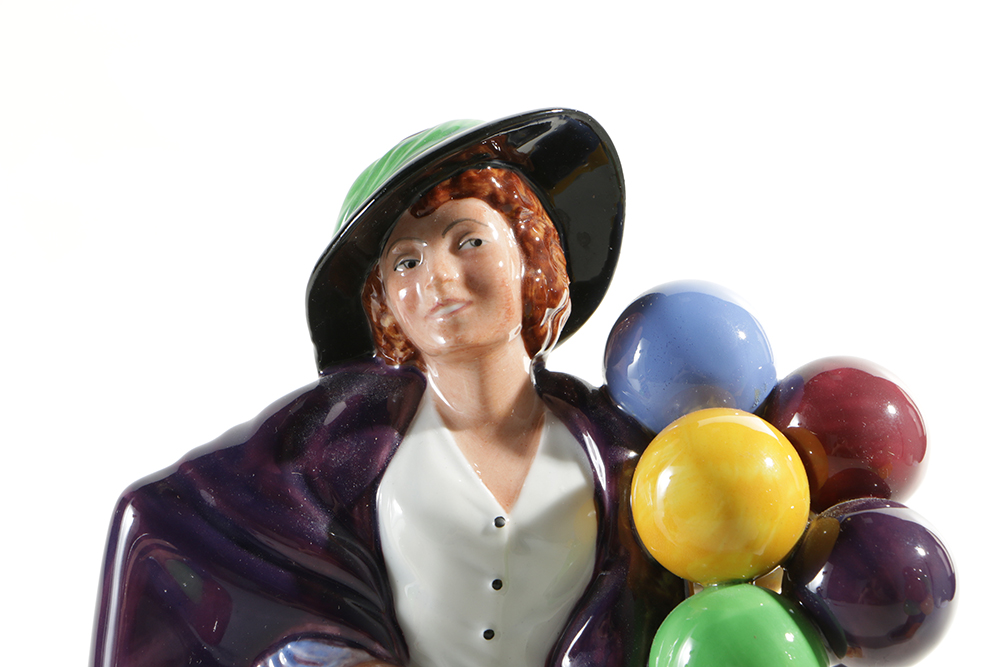 1980s Royal Doulton China Balloon Figurines
