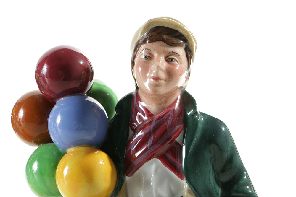 1980s Royal Doulton China Balloon Figurines