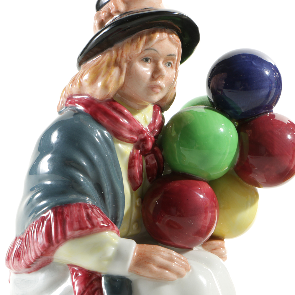 1980s Royal Doulton China Balloon Figurines