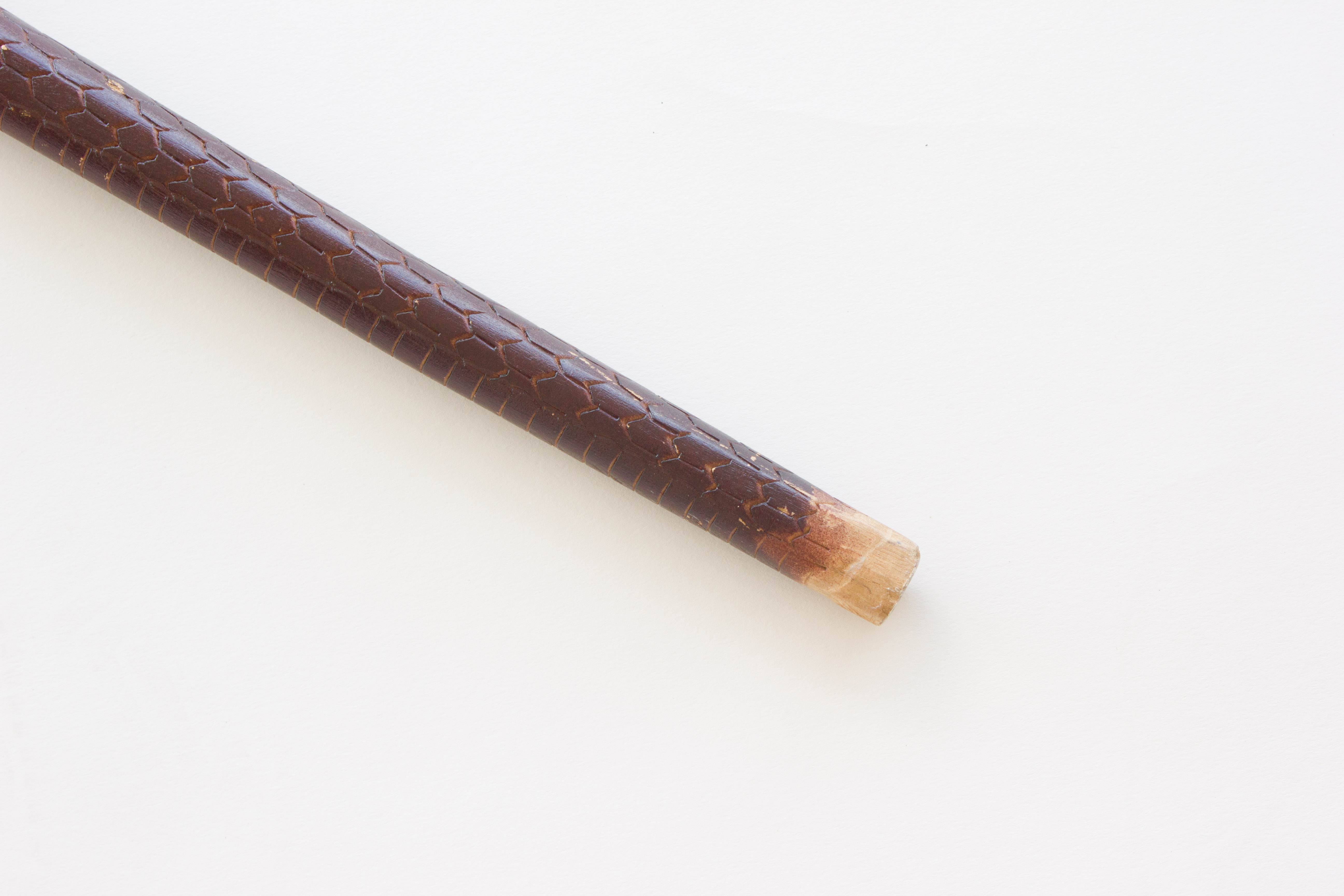 Hidden Compass and Carved Snake Wooden Walking Sticks