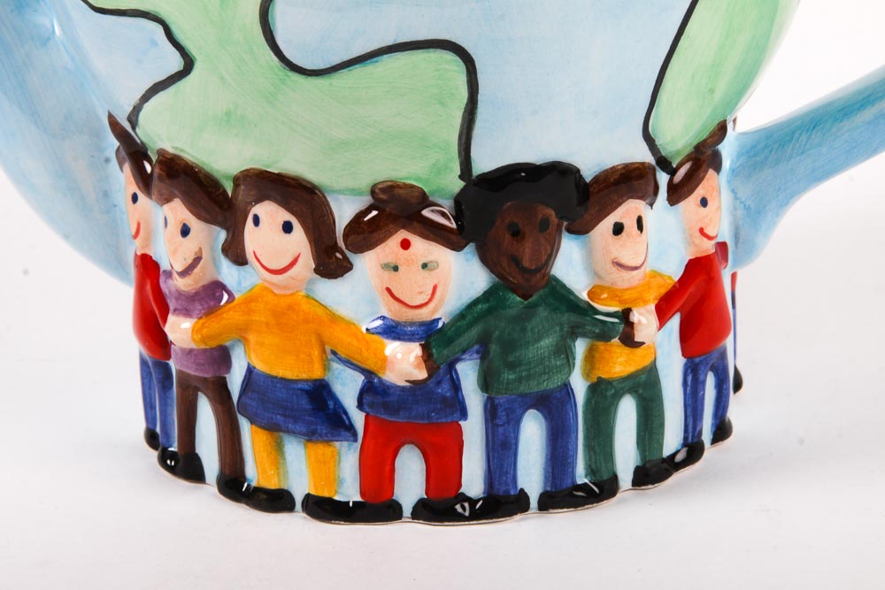 Group of Children's Ceramic Teapots Featuring Disney