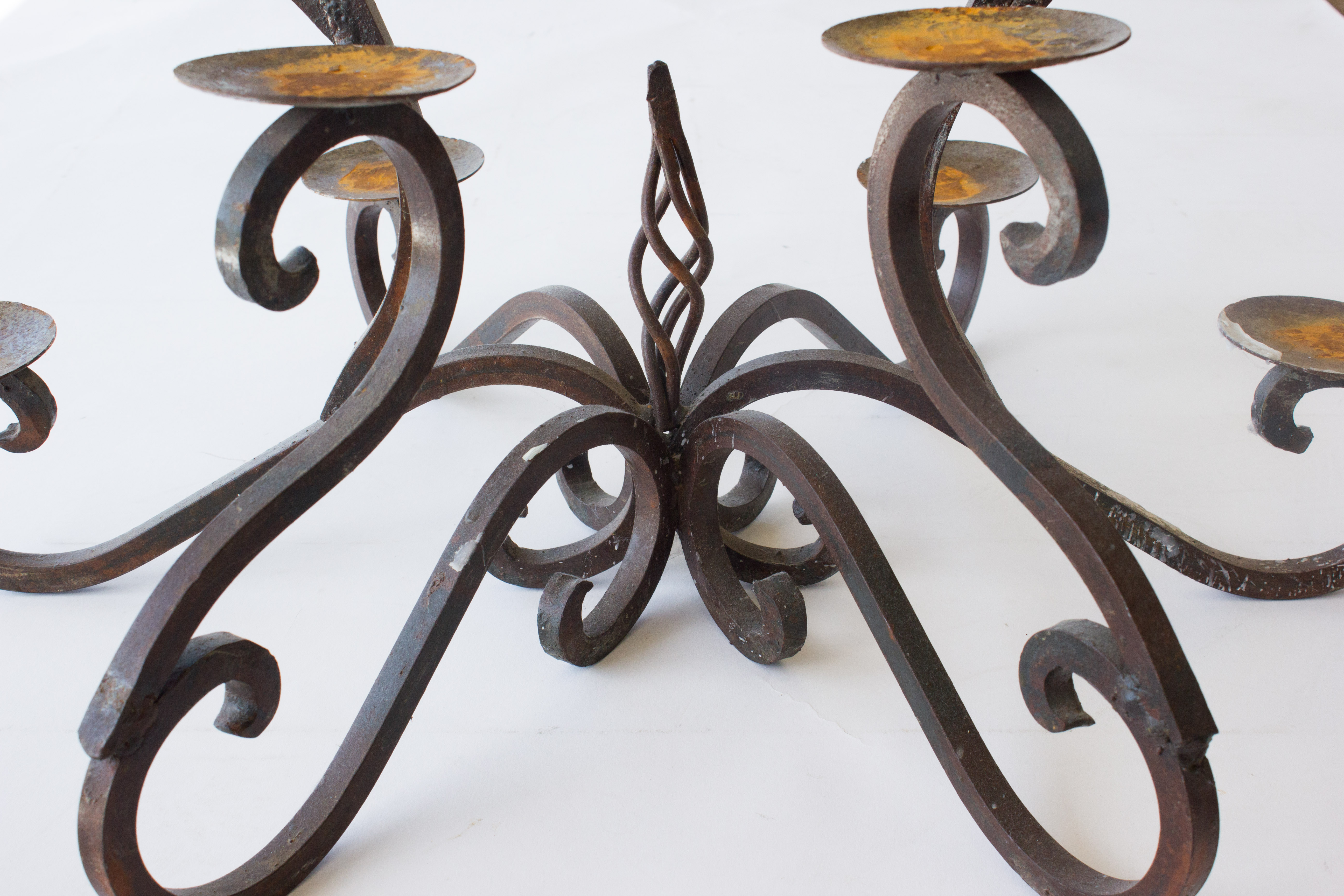Wrought Iron Candelabra