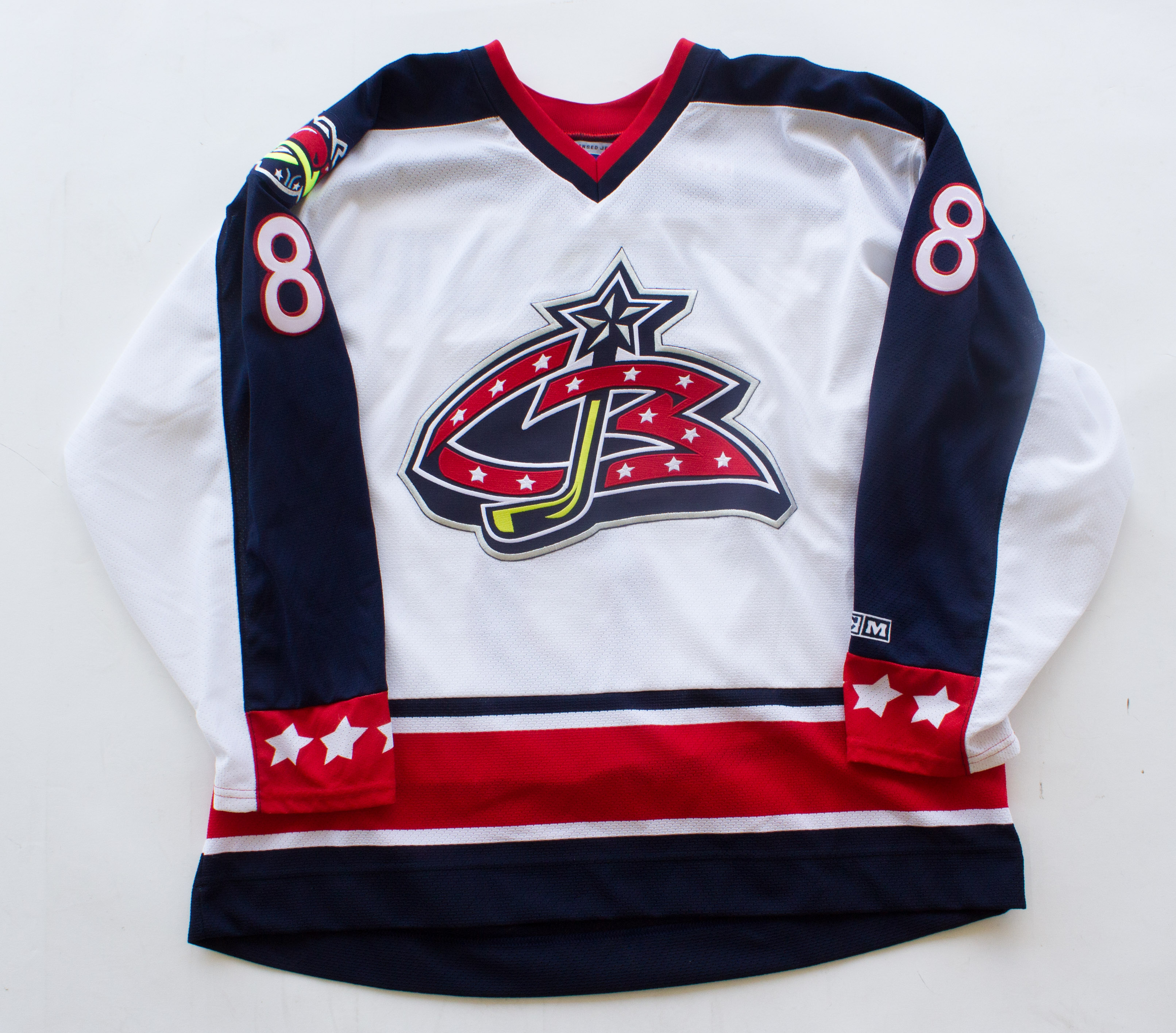 Columbus Blue Jackets Geoff Sanderson Hockey Jersey
