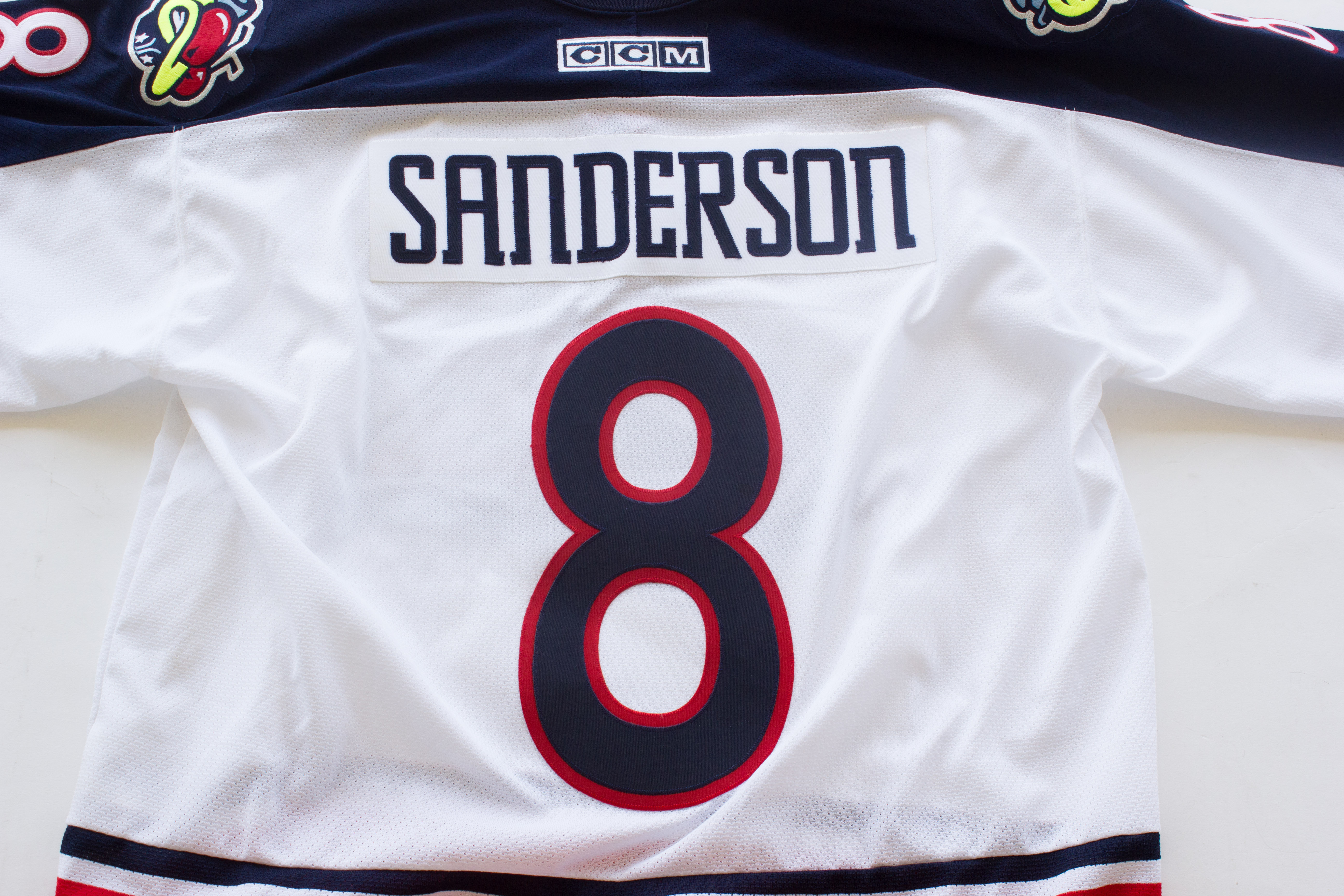 Columbus Blue Jackets Geoff Sanderson Hockey Jersey