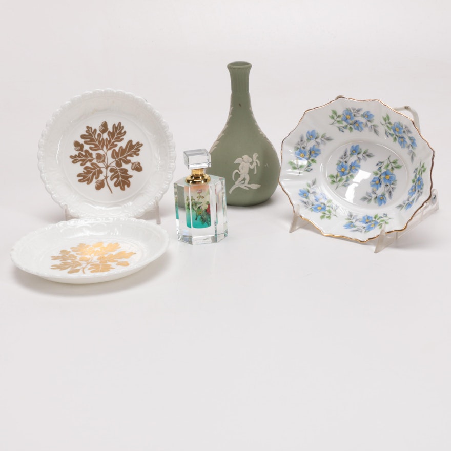 Collection of Home Decor Including Coalport and Wedgwood