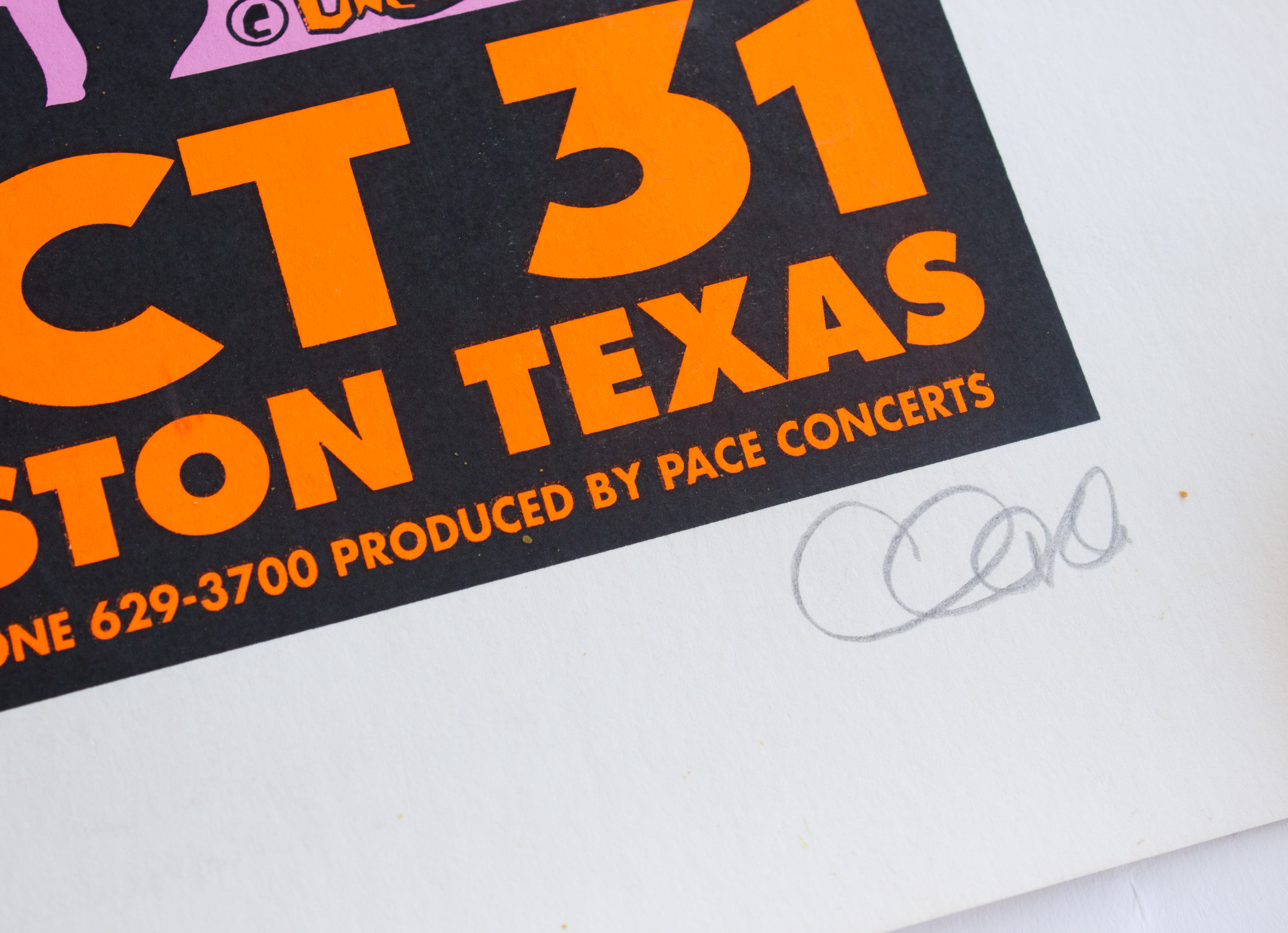 "Uncle Charlie" Hardwick 1994 Serigraph Concert Poster for Nine Inch Nails, Jim Rose Circus and Marilyn Manson