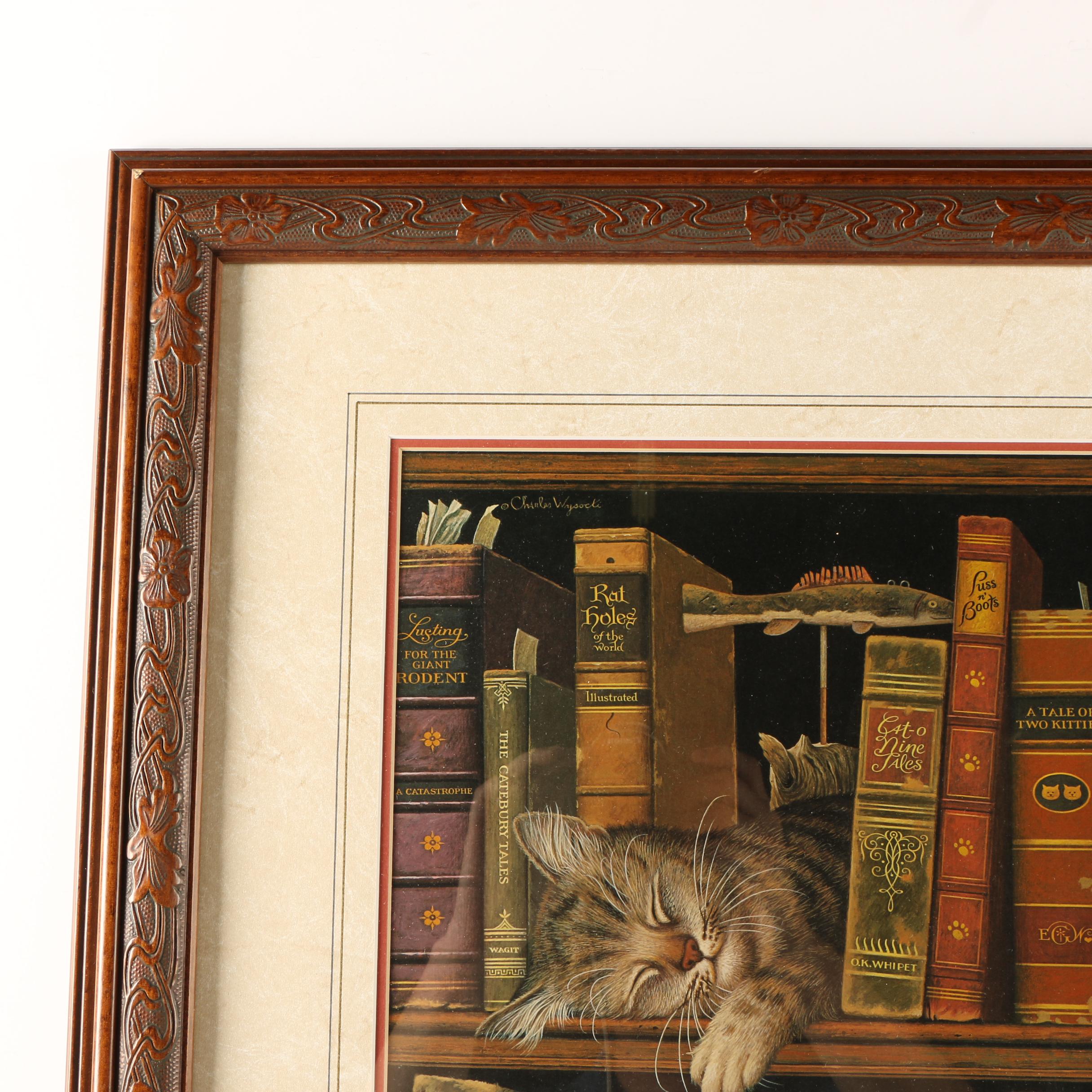 Charles Wysocki Limited Edition Offset Lithograph "Frederick the Literate"