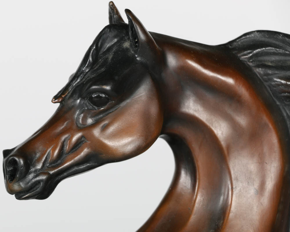 Snell Johnson Cast Bronze Sculpture Titled "Arab"