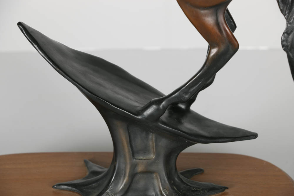 Snell Johnson Cast Bronze Sculpture Titled "Arab"