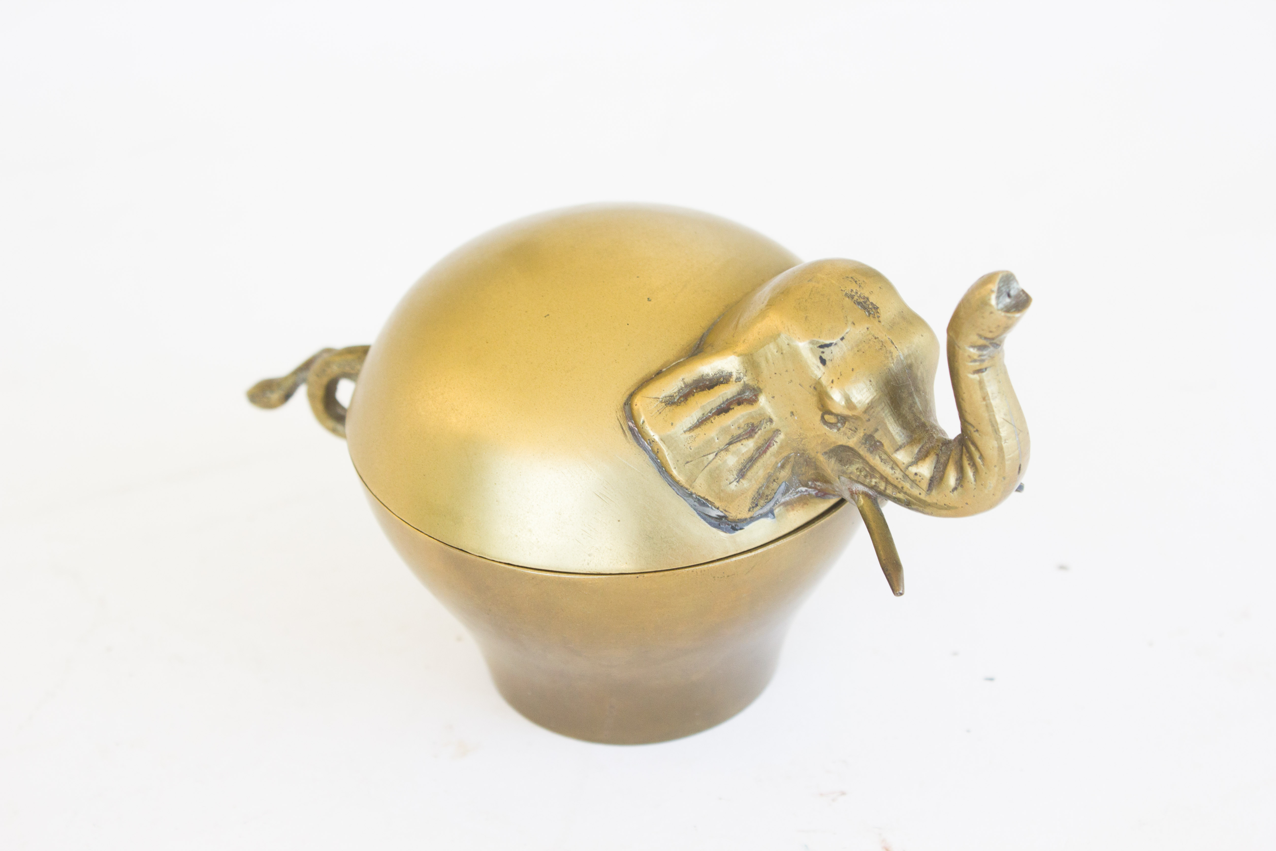 Indian Brass Vases and Trinket Jars